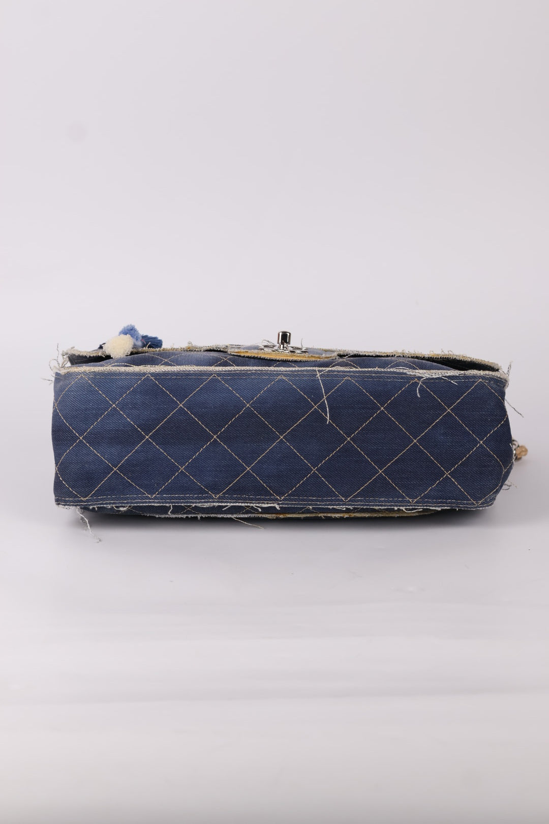 Chanel Timeless Pom Pom Denim Paris-Dubai