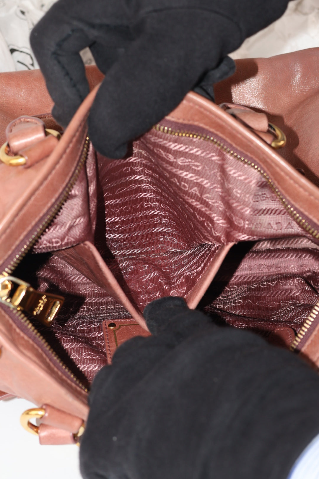 Prada Bowling in Pelle