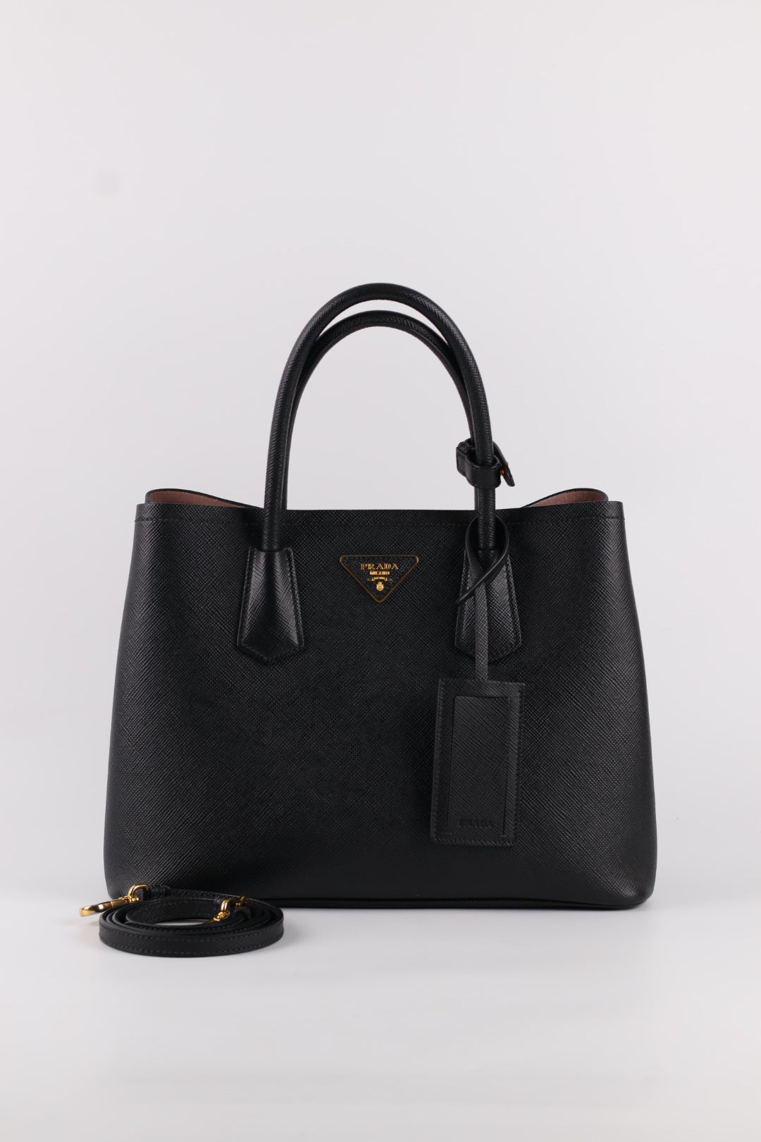 Prada Double Media Saffiano