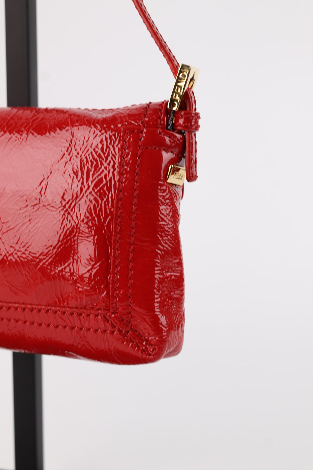Fendi Mini Baguette in Vernice