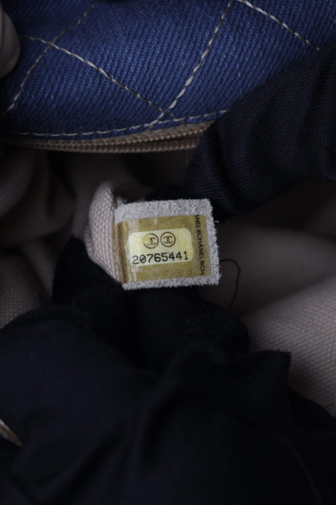 Chanel Timeless Pom Pom Denim Paris-Dubai