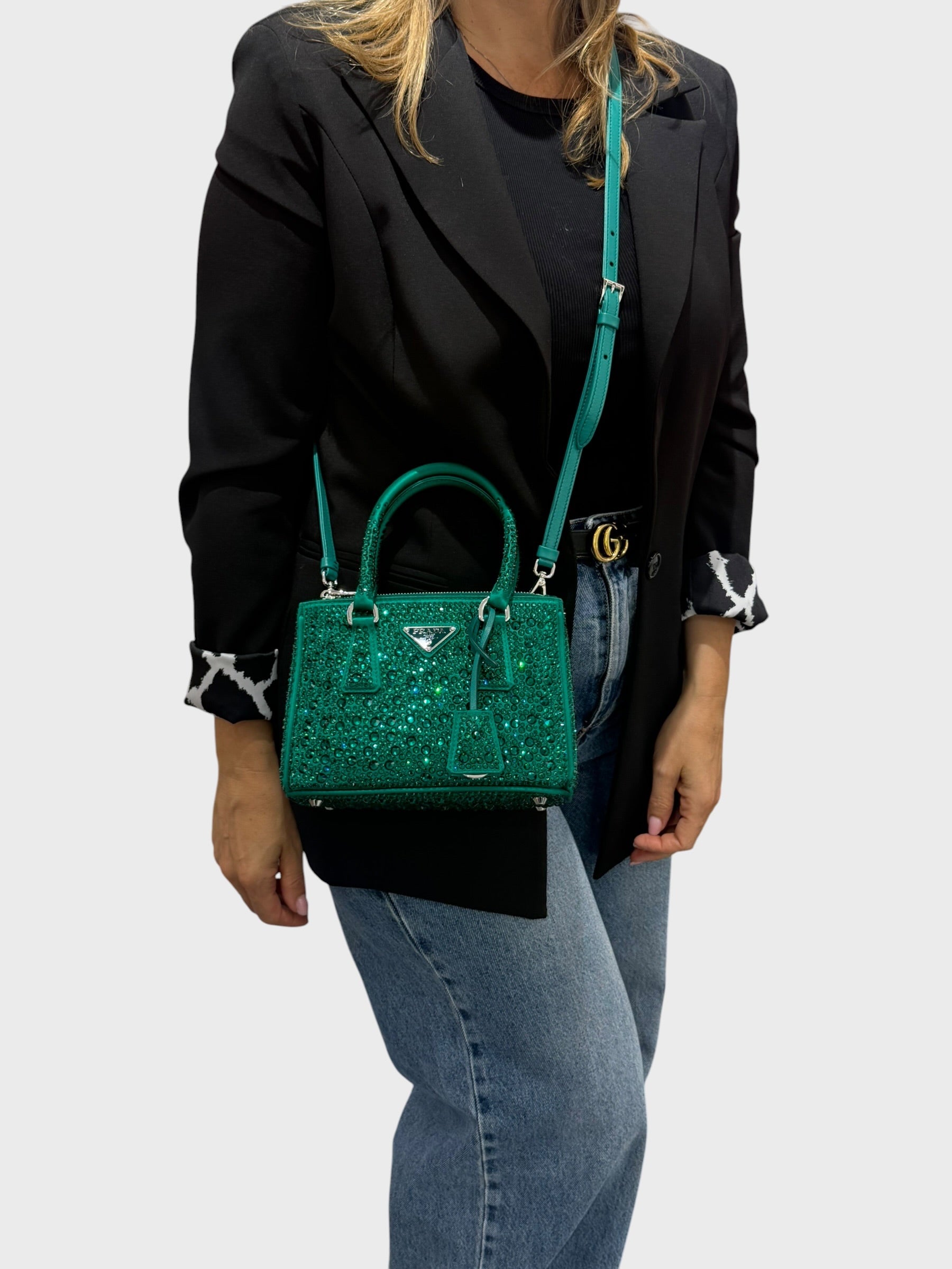 Prada Mini Galleria Crystal