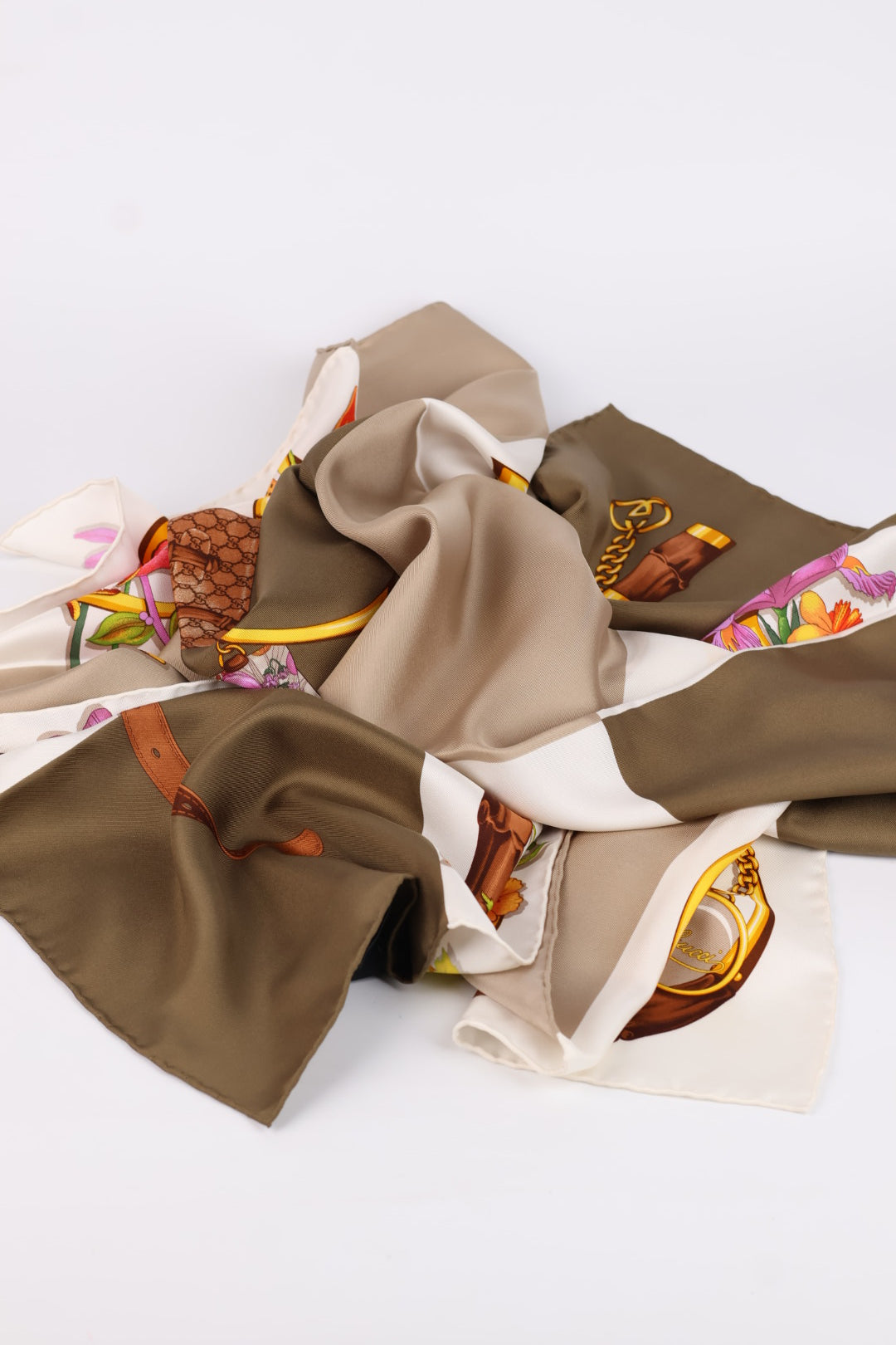 Gucci Foulard Bamboo in Seta