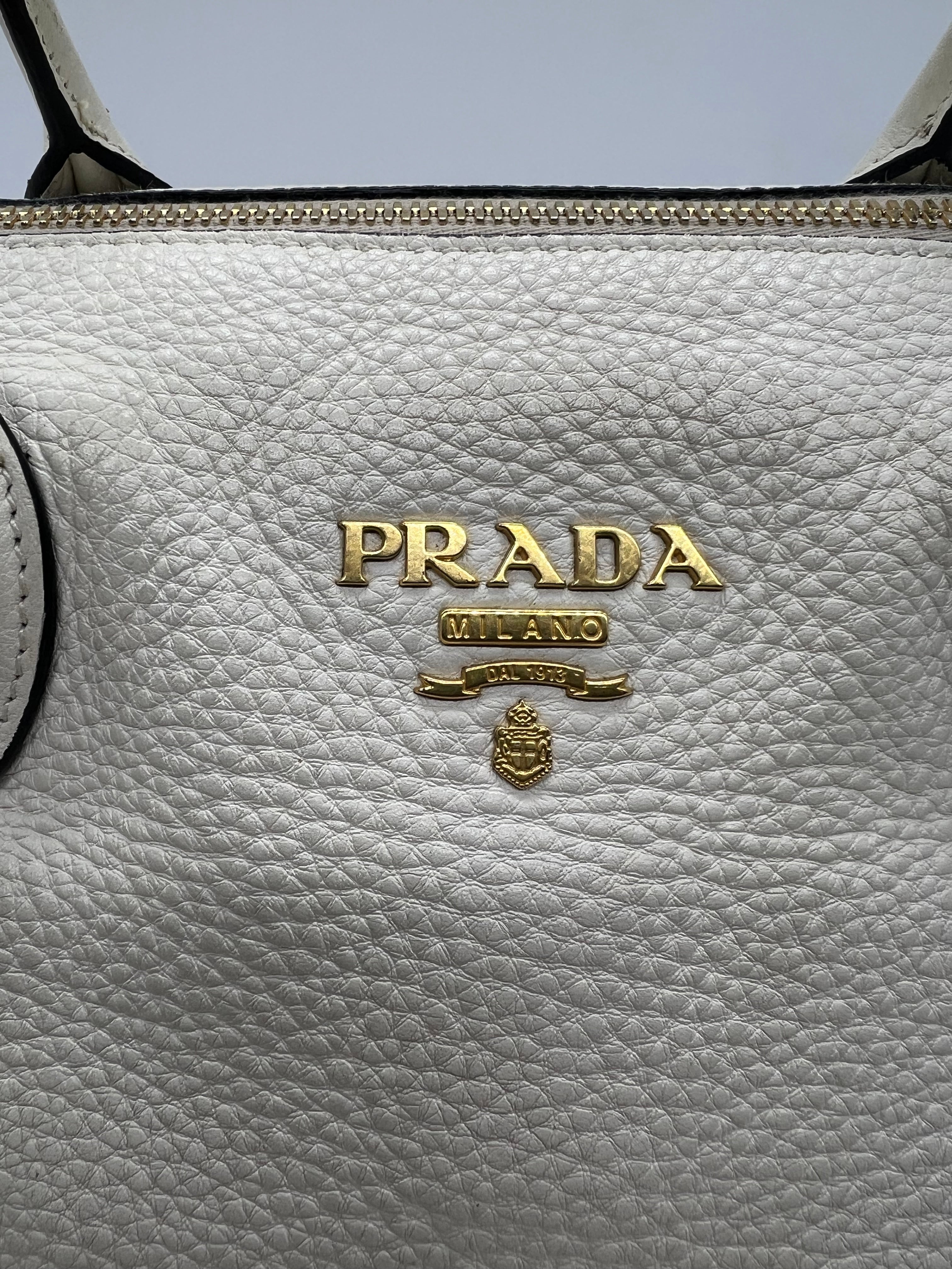 Sac fourre-tout en cuir Prada