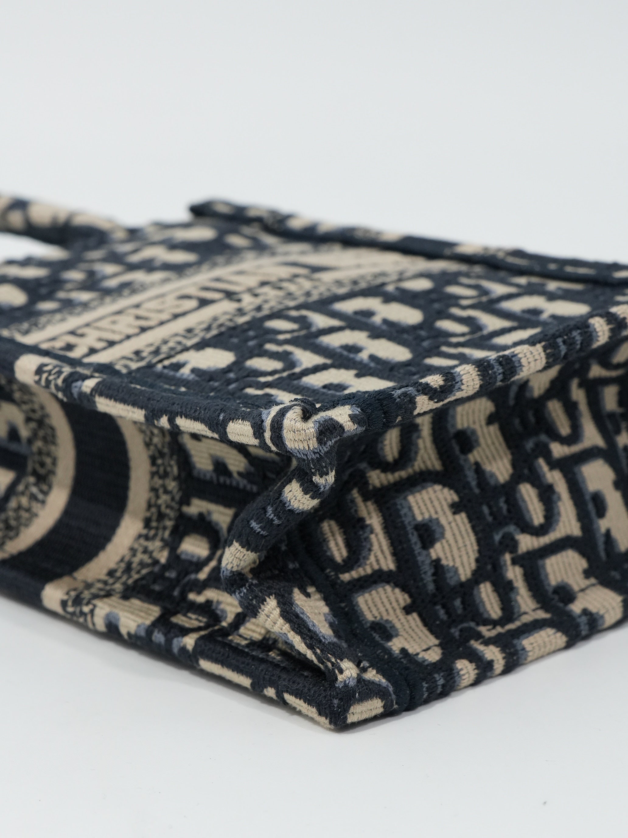 Dior Mini Book Tote in Jacquard Oblique