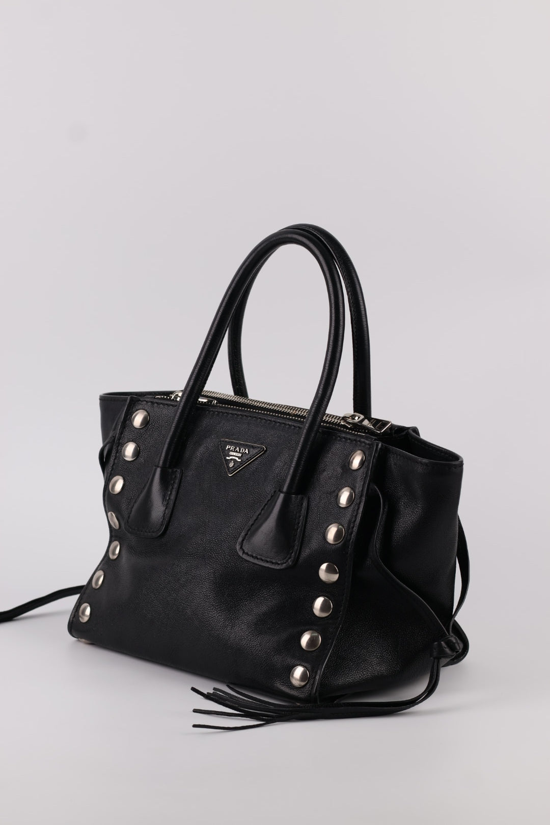 Prada Tote in Pelle Borchie