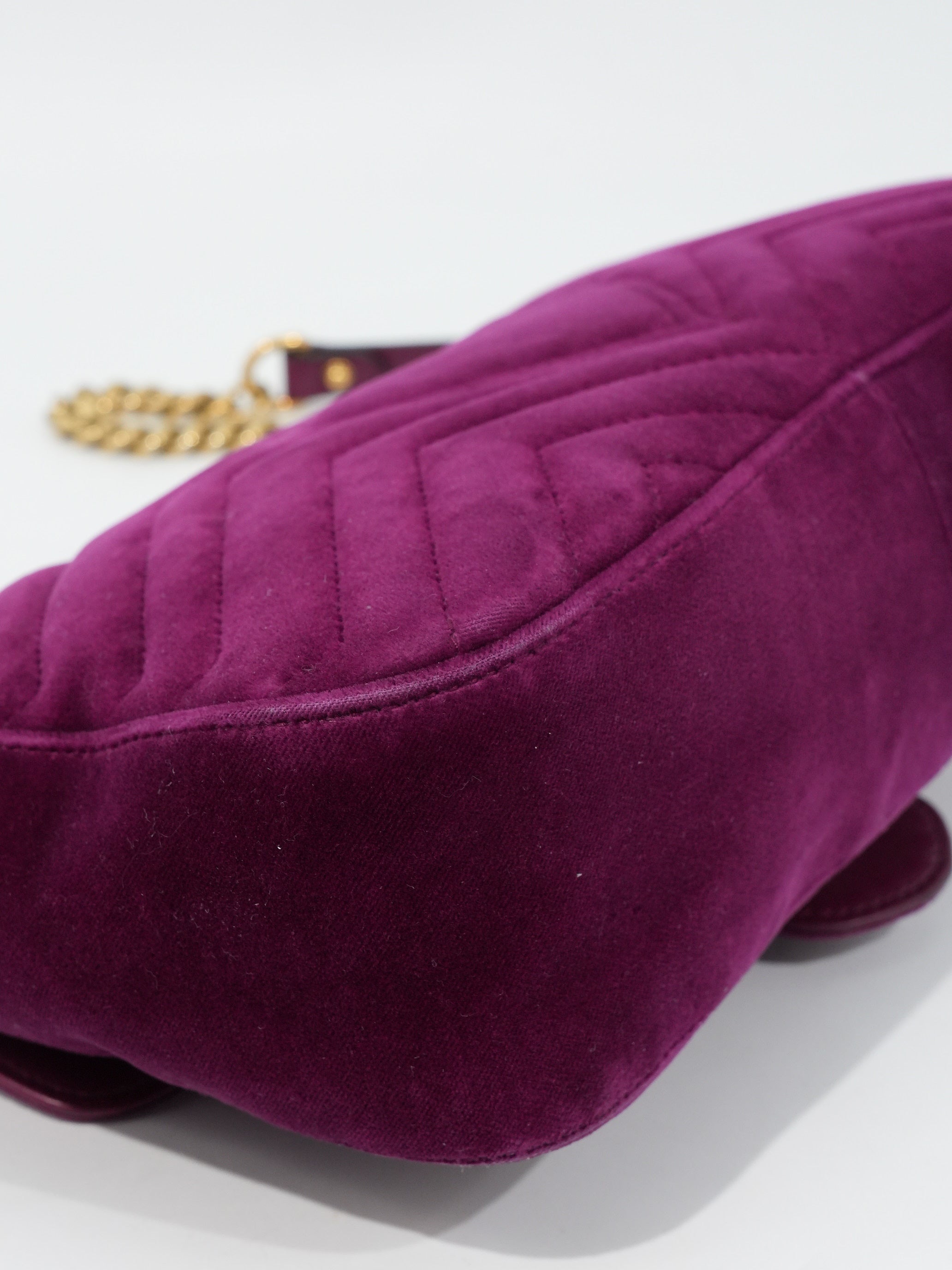 Gucci Marmont Media Velvet Matelassé