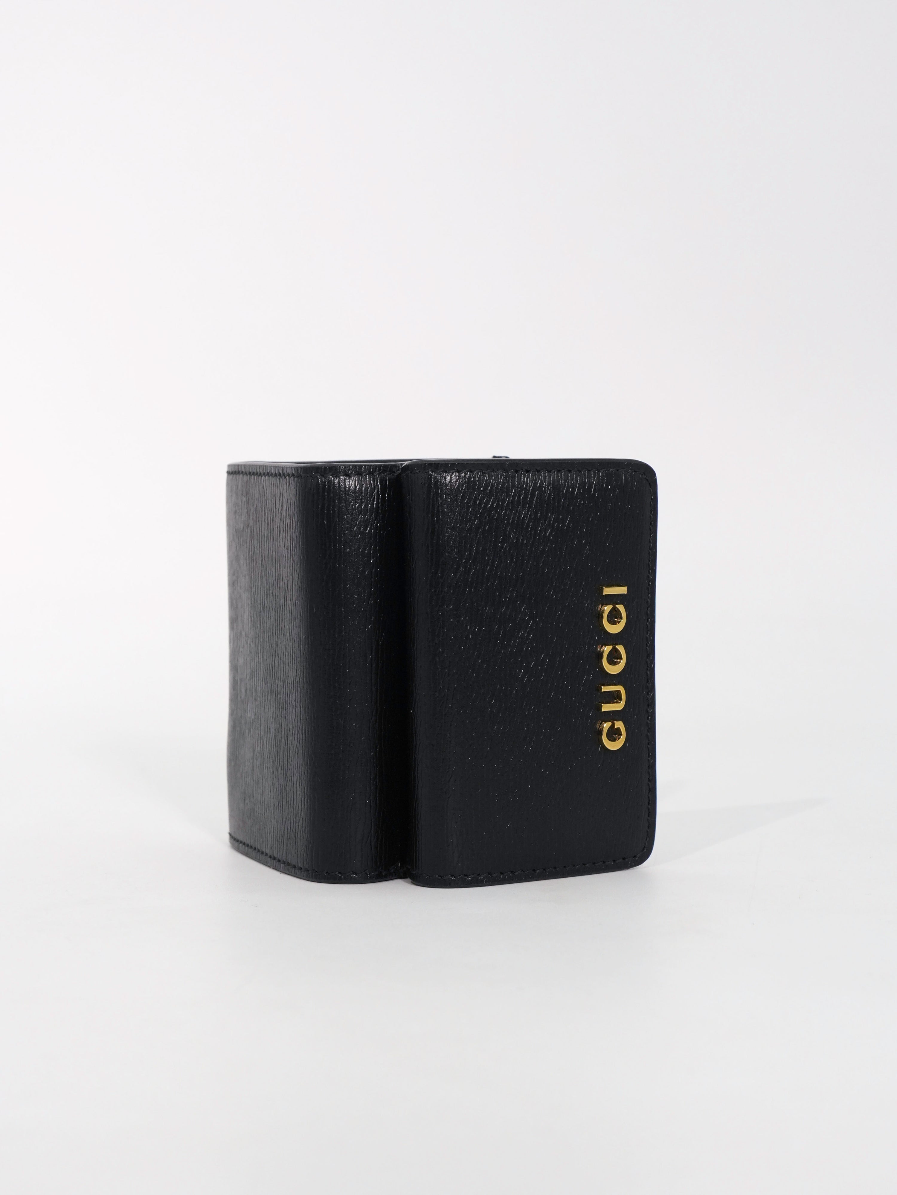 Gucci Portafoglio Compatto Lettering