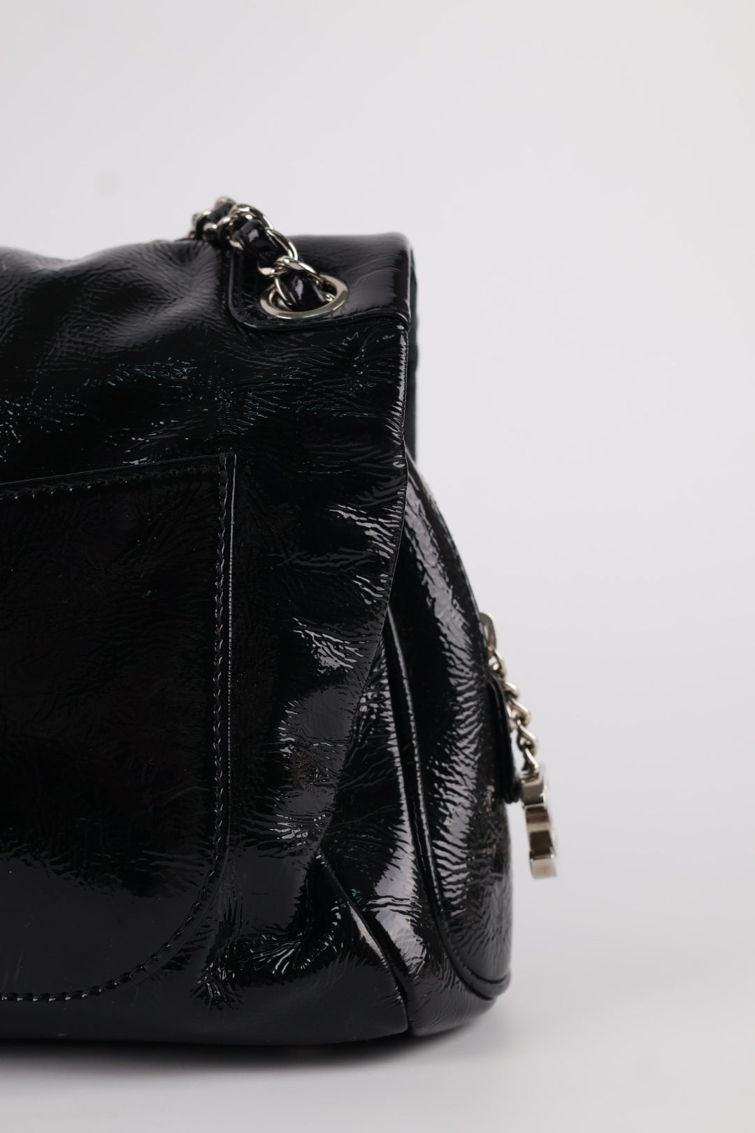 Chanel Classic Chain a Spalla Vernis