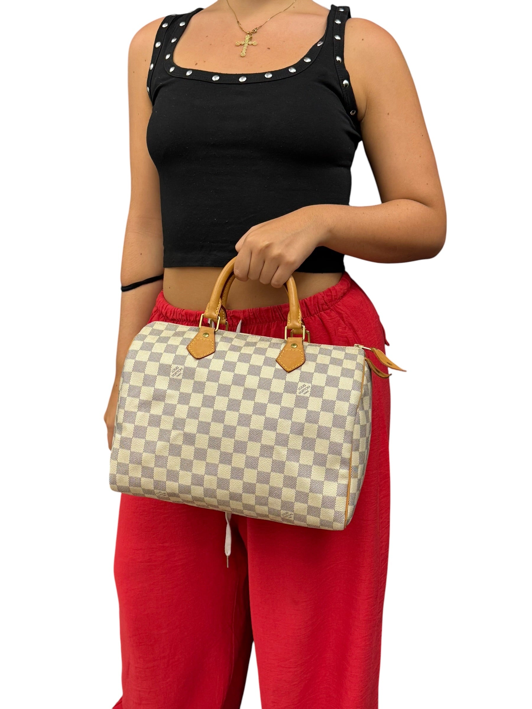 Louis Vuitton Speedy 30 Damier Azur