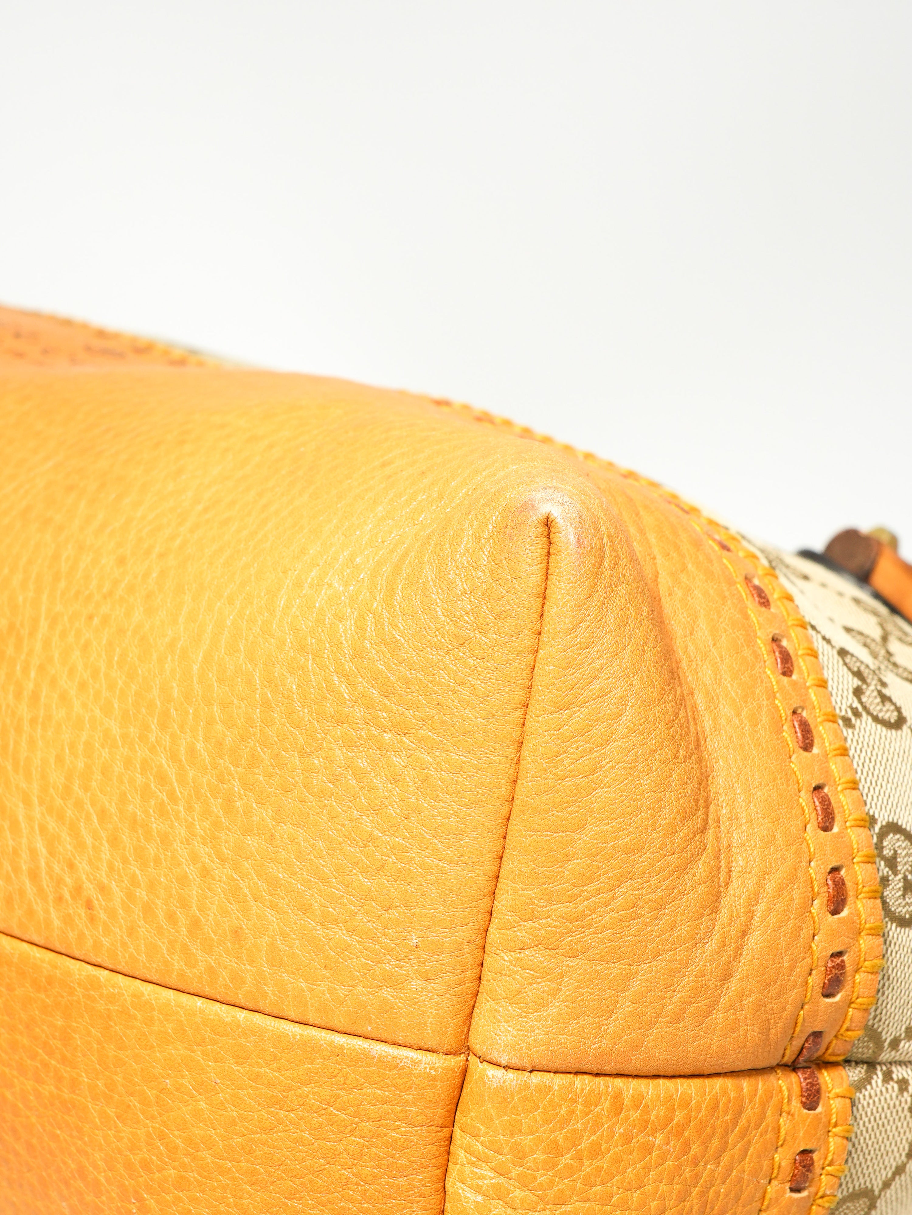 Gucci Tote Bamboo GG Wave