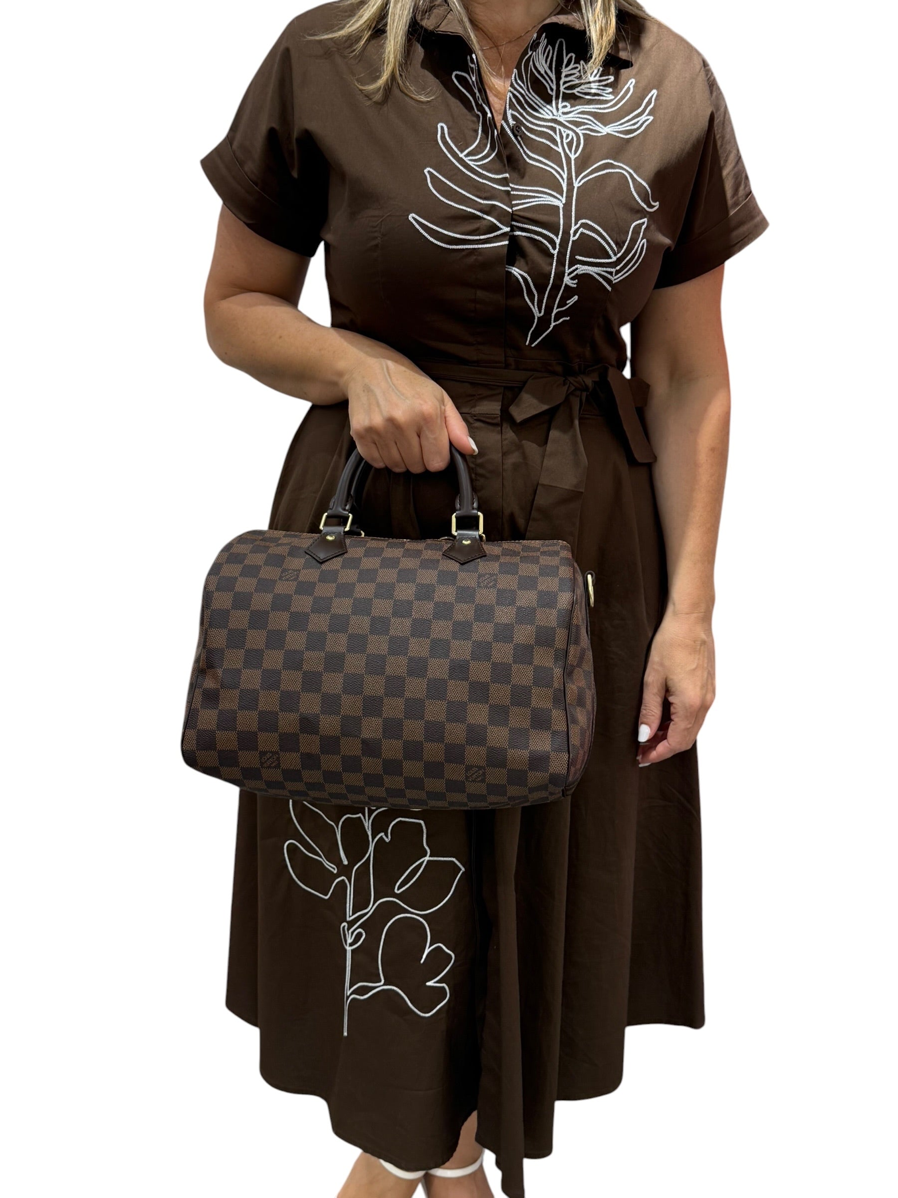 Louis Vuitton Speedy 30 Bandoulière Damier Ébène