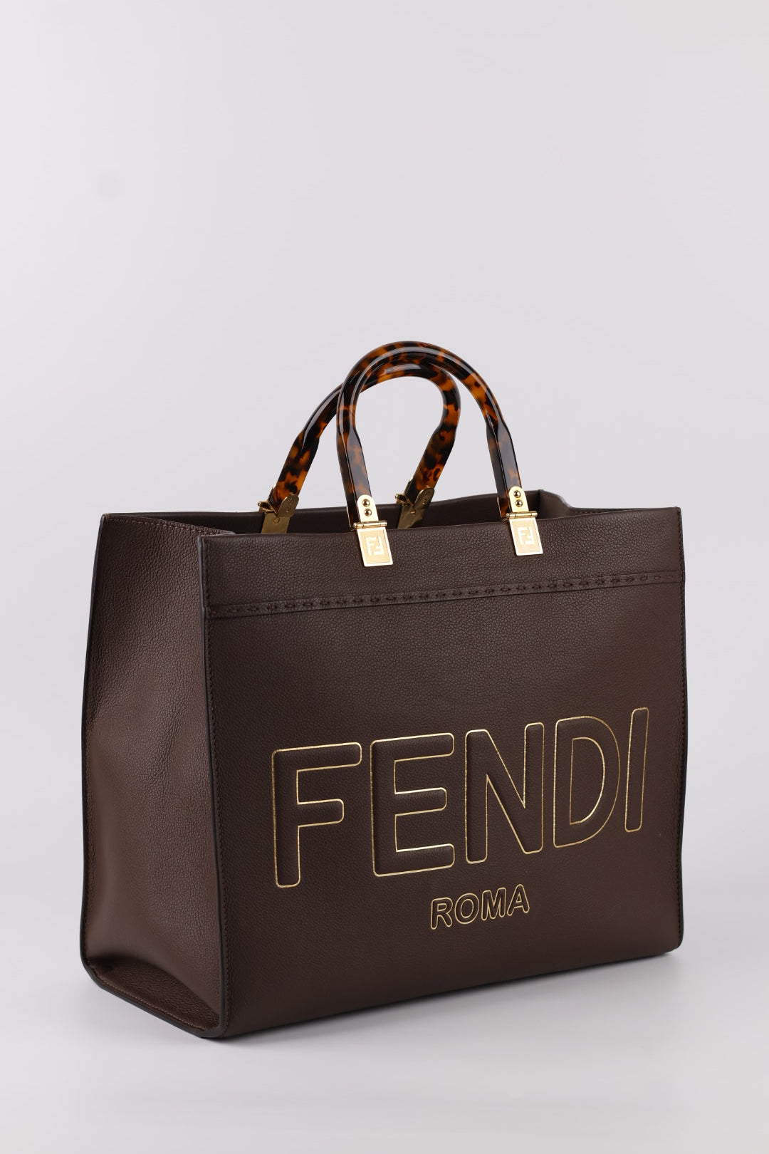 Fendi Sunshine Media in Pelle