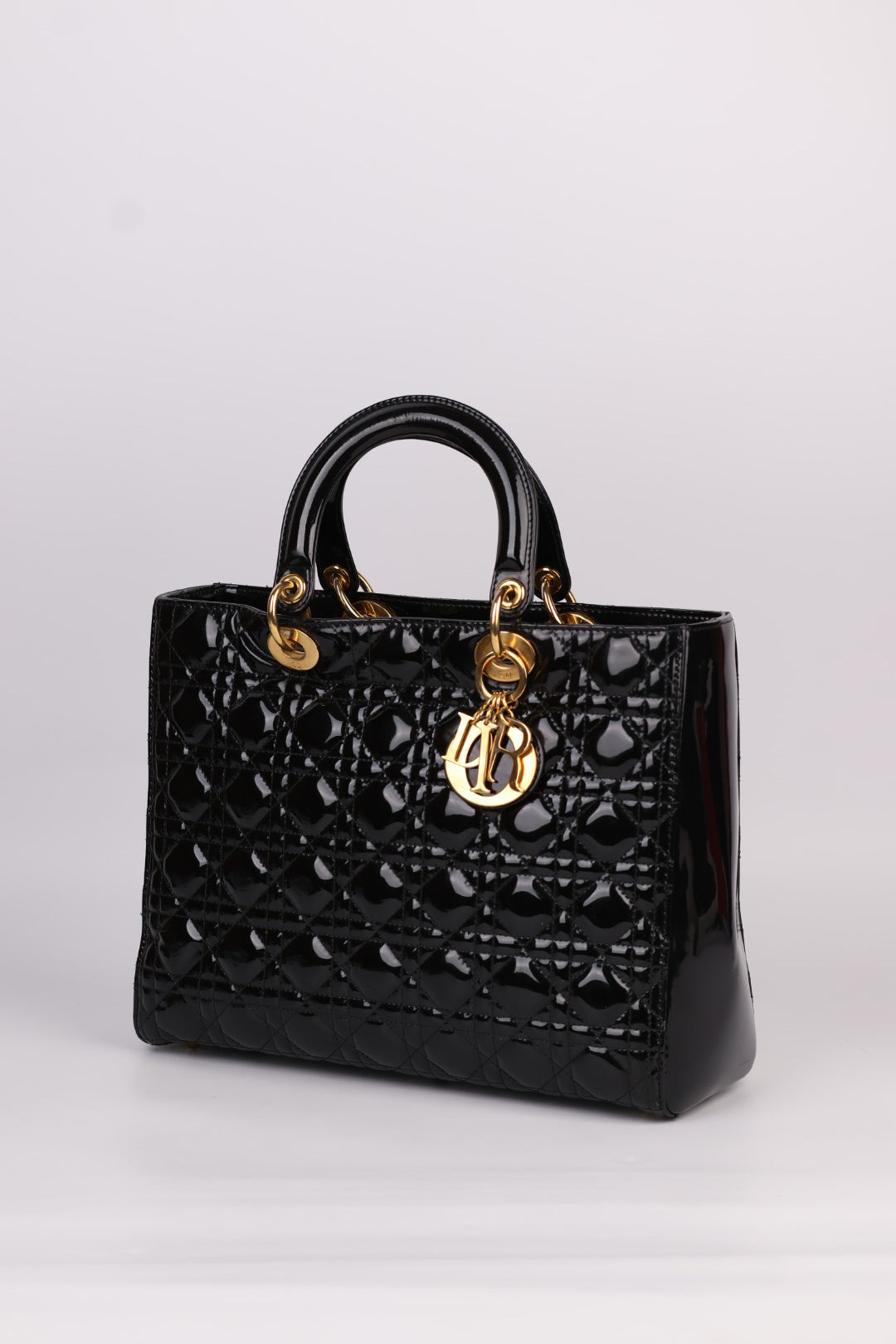 Lady Dior Large Vernis