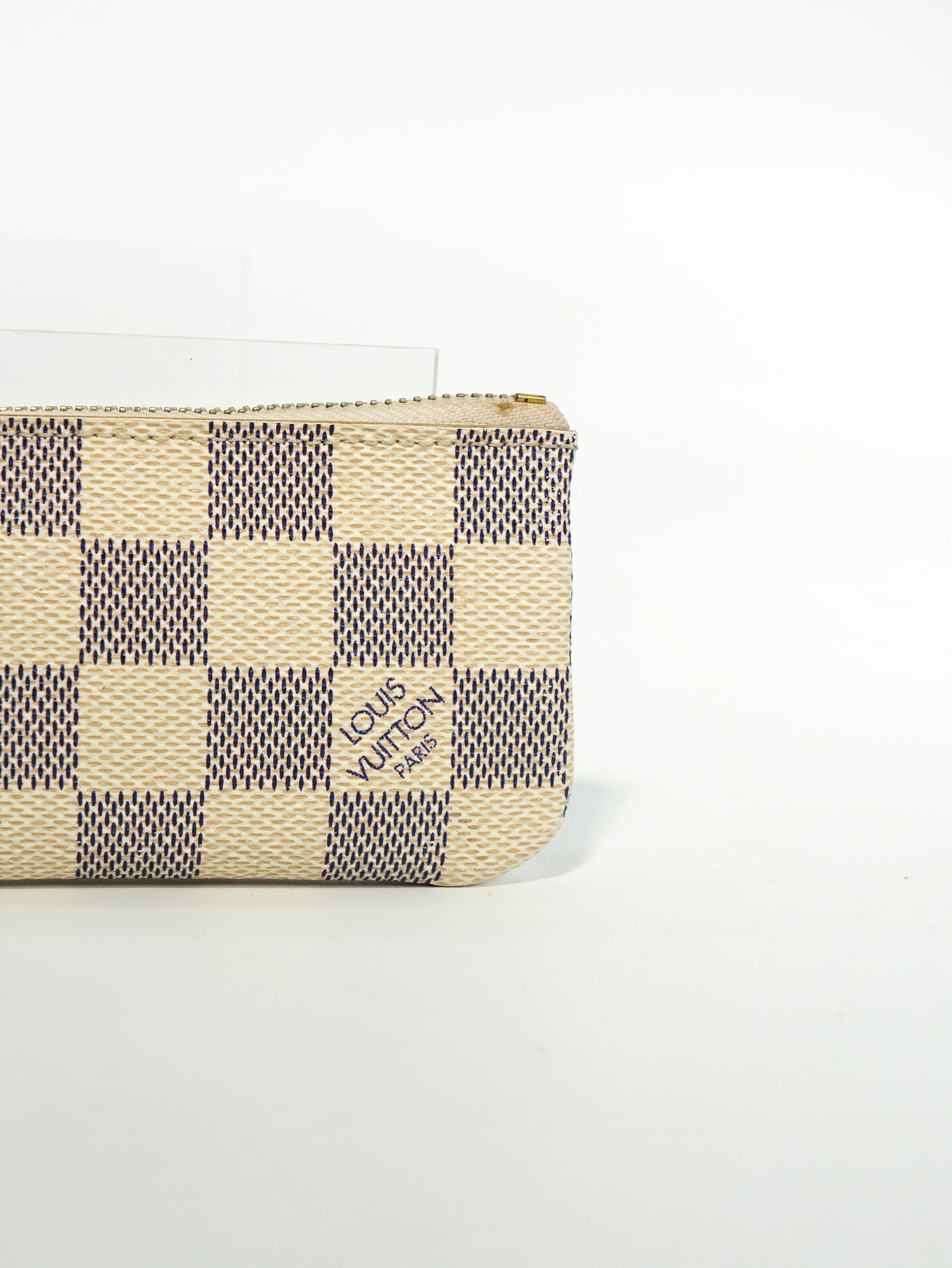 Louis Vuitton Key Pouch Damier Azur