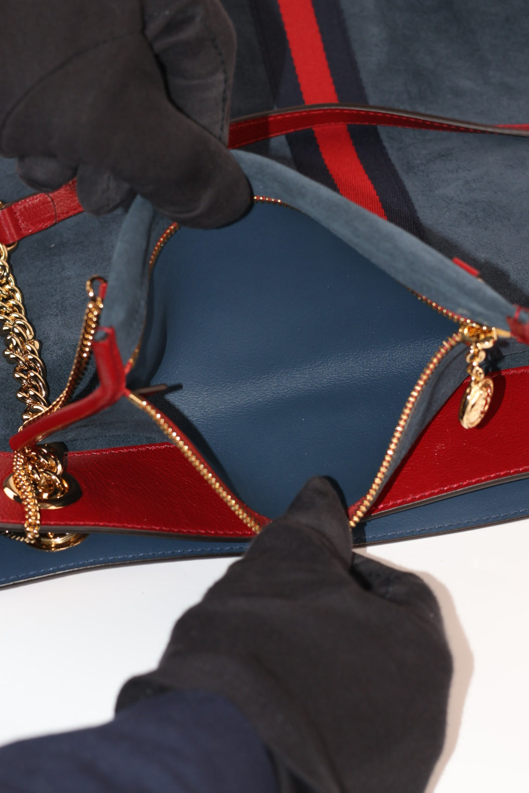 Gucci Rajah Tote Suede