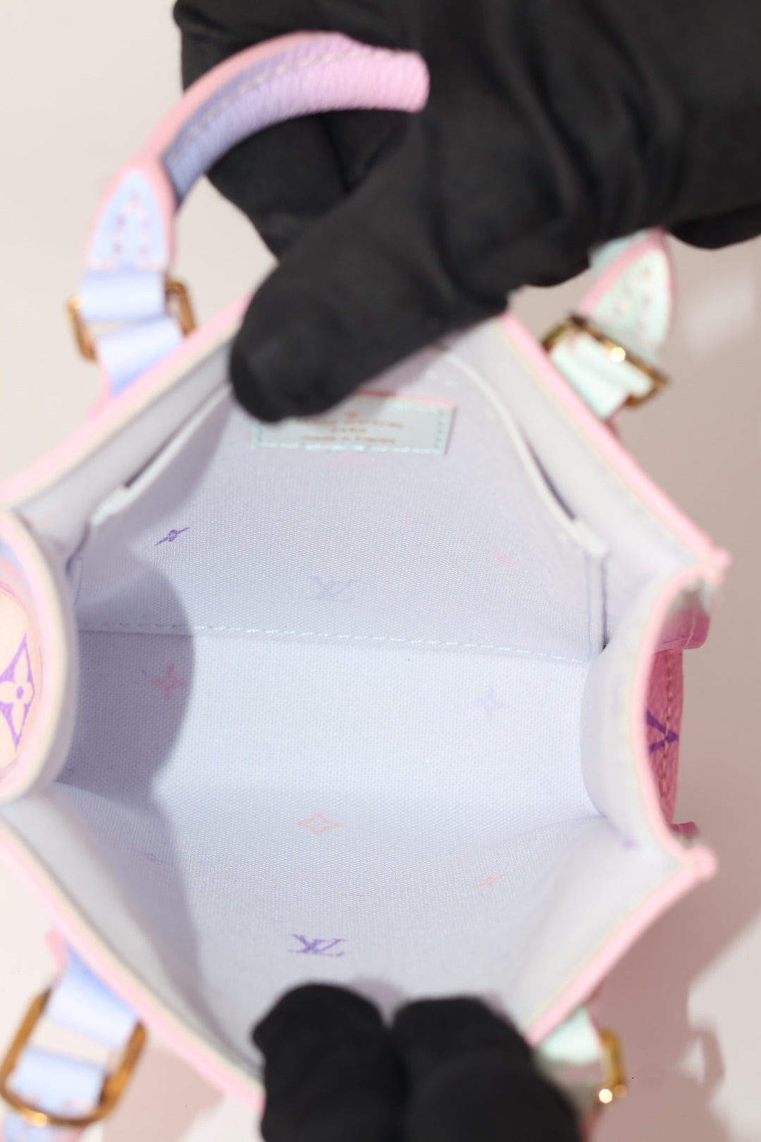 Louis Vuitton Mini Sac Plat Sunrise Pastel