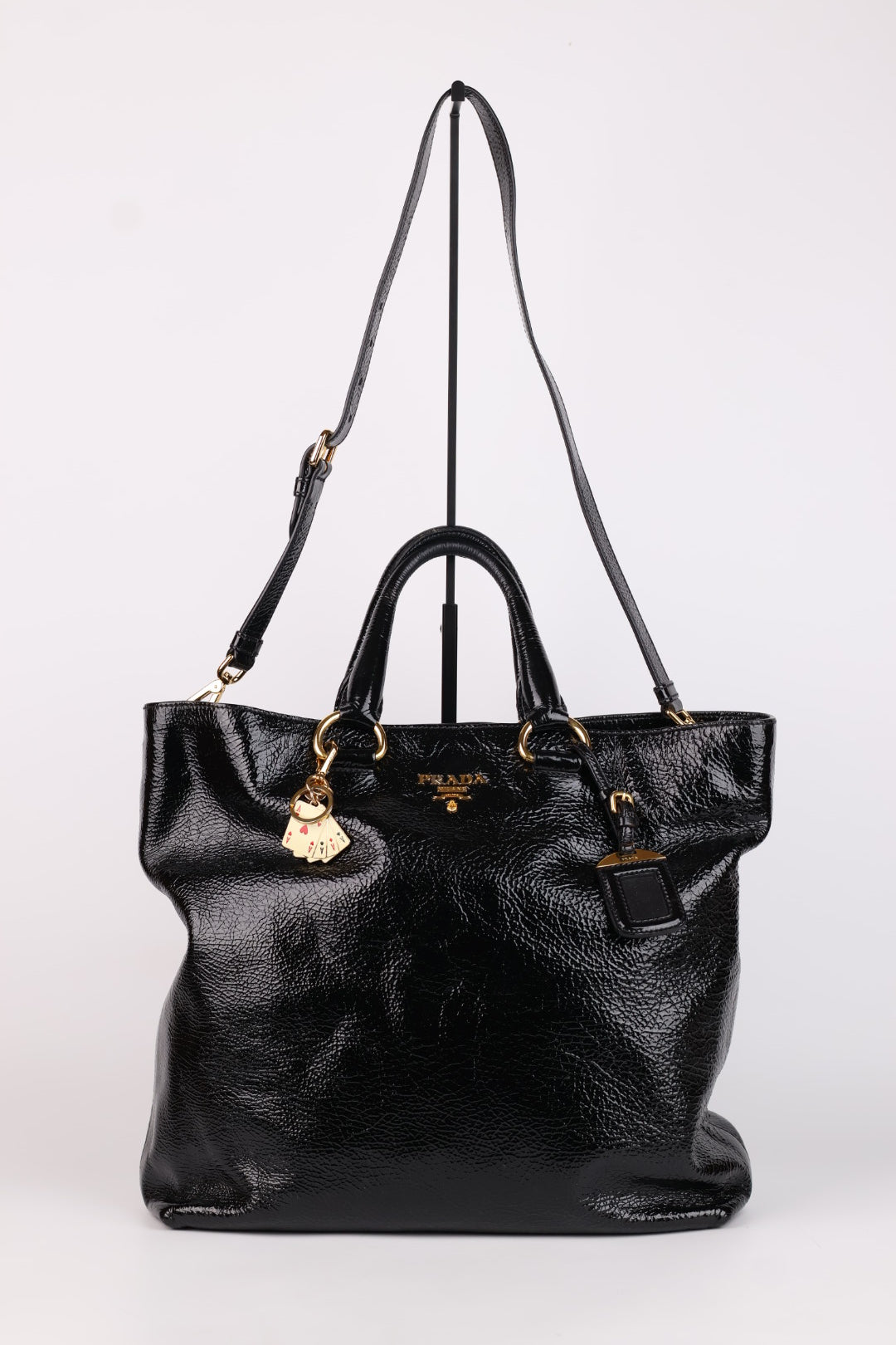 Prada Tote in Pelle Verniciata