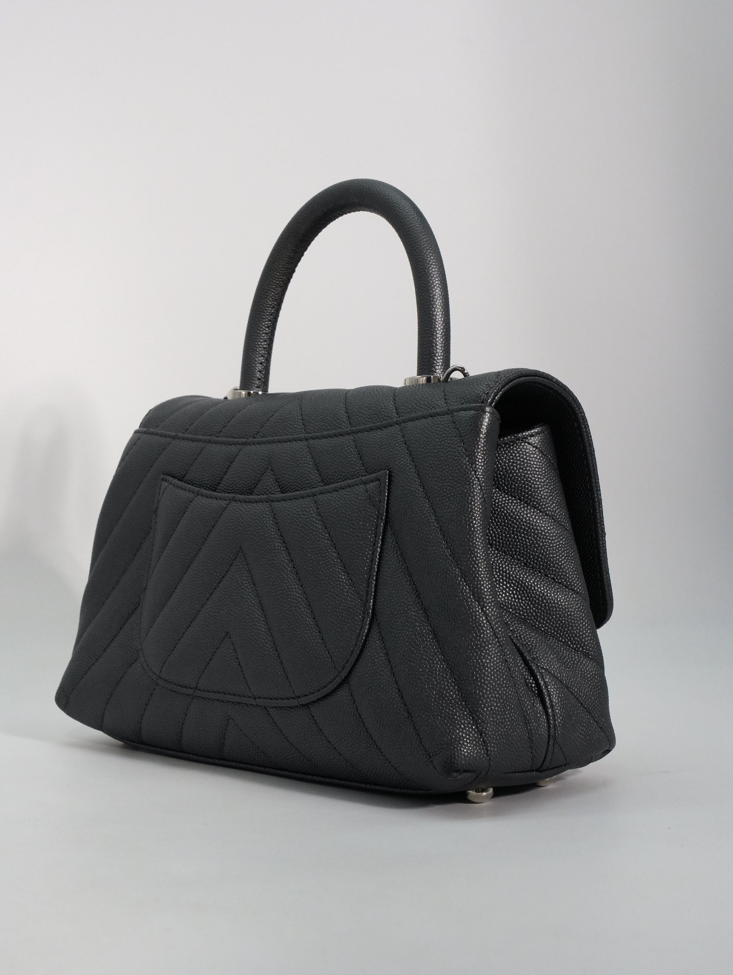 Chanel Coco Handle Caviar