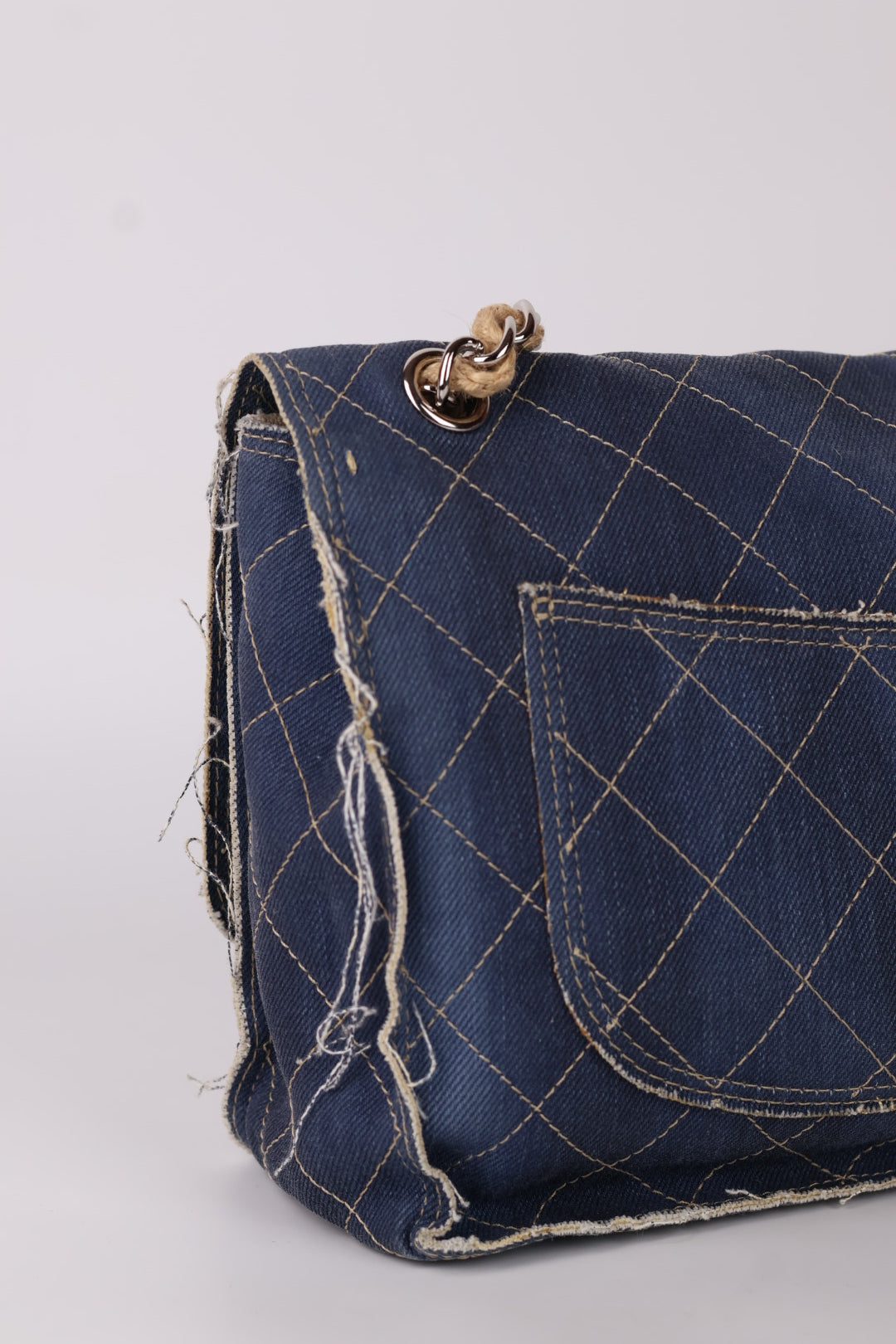 Chanel Timeless Pom Pom Denim Paris-Dubai