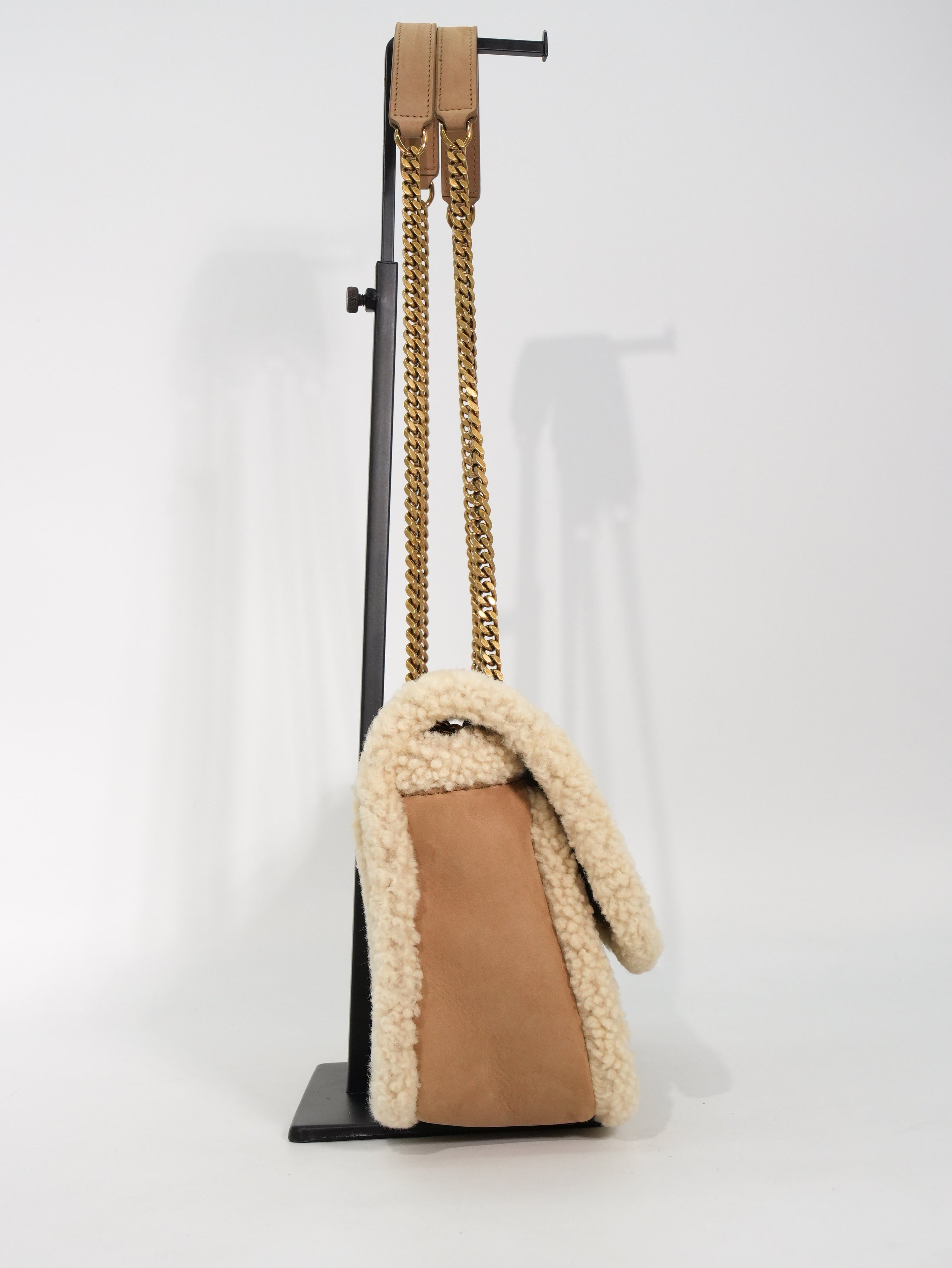 Saint Laurent Niki Baby Shearling