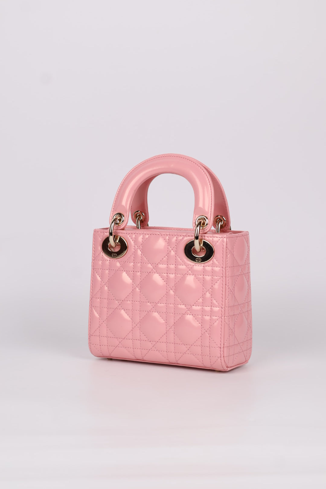 Lady Dior Mini in Pelle Rosa