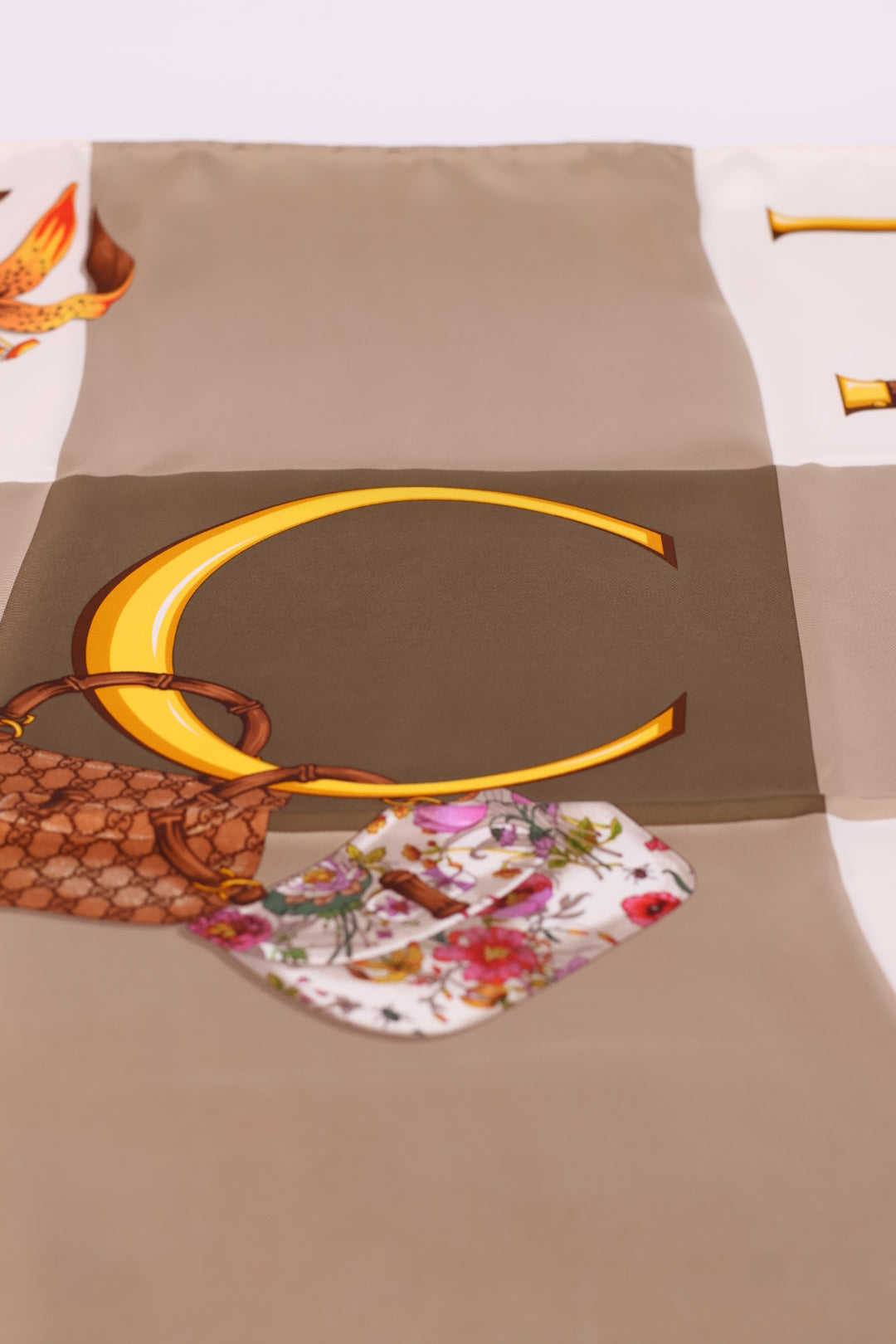 Gucci Foulard Bamboo in Seta