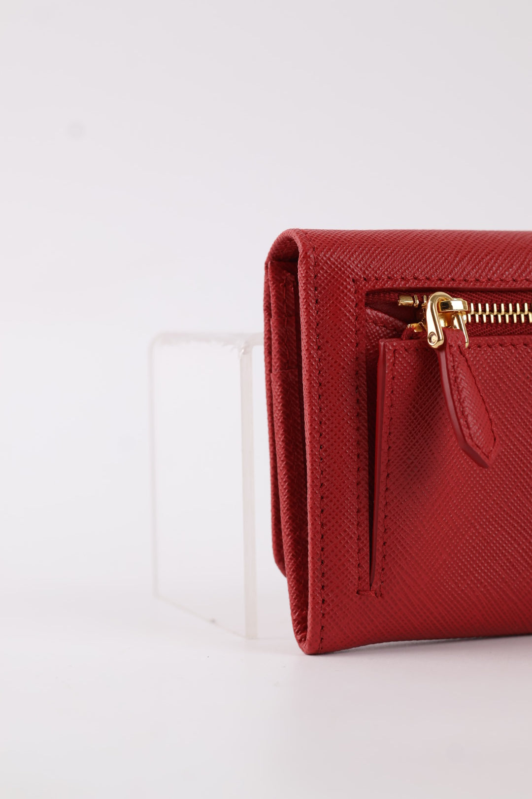 Prada Portafoglio Lungo in Pelle Saffiano