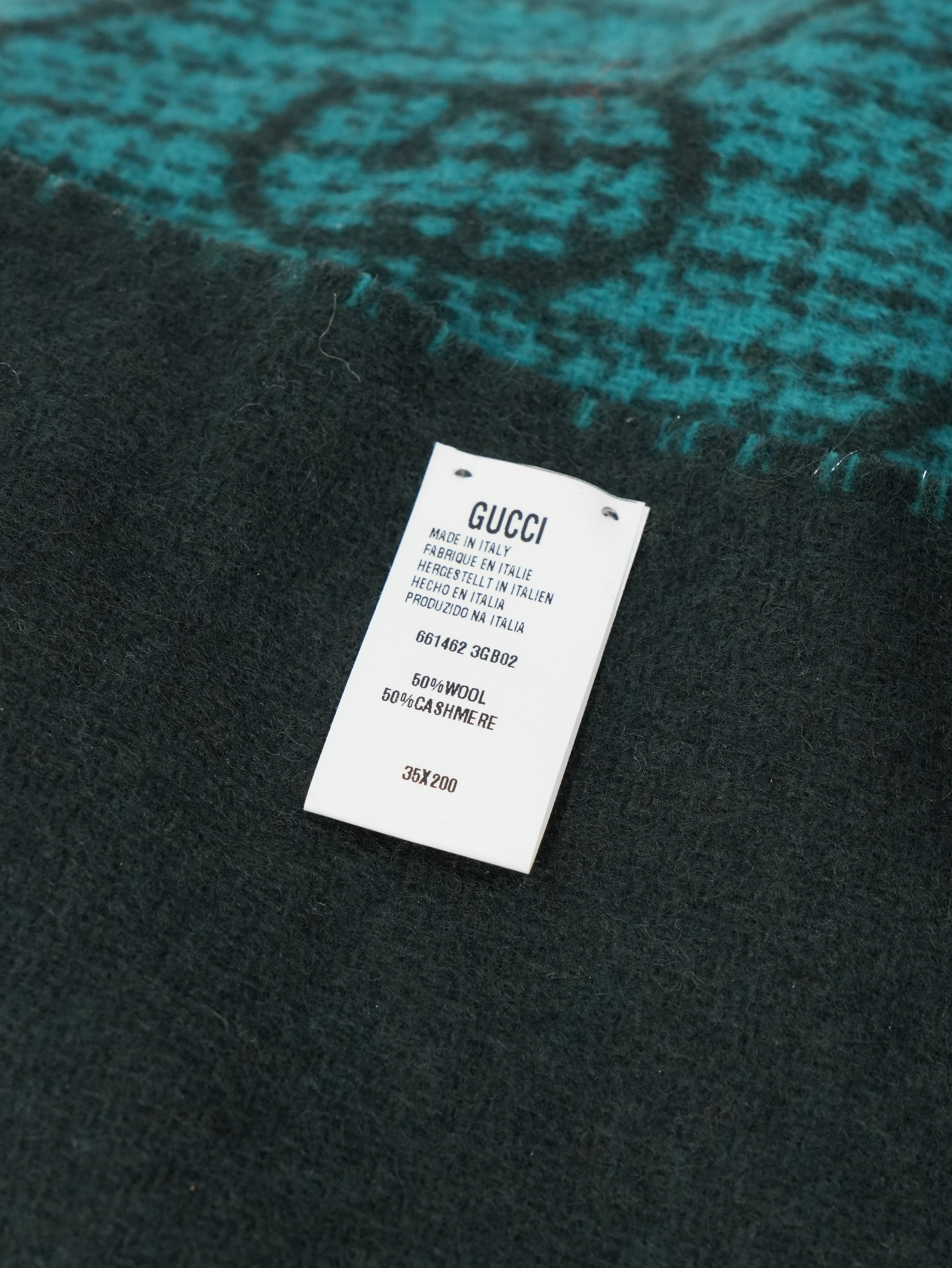 Gucci Sciarpa in Lana e Cashmere