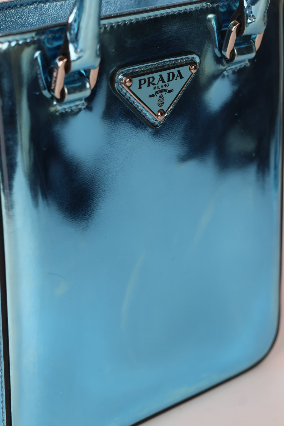 Prada Mini Tote Metallic