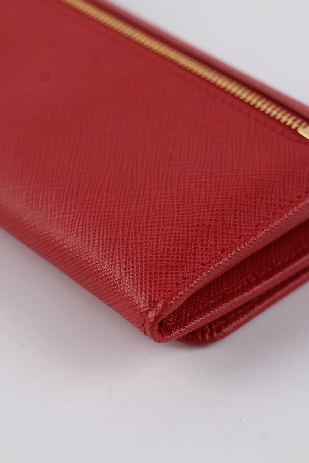 Prada Portafoglio Lungo in Pelle Saffiano