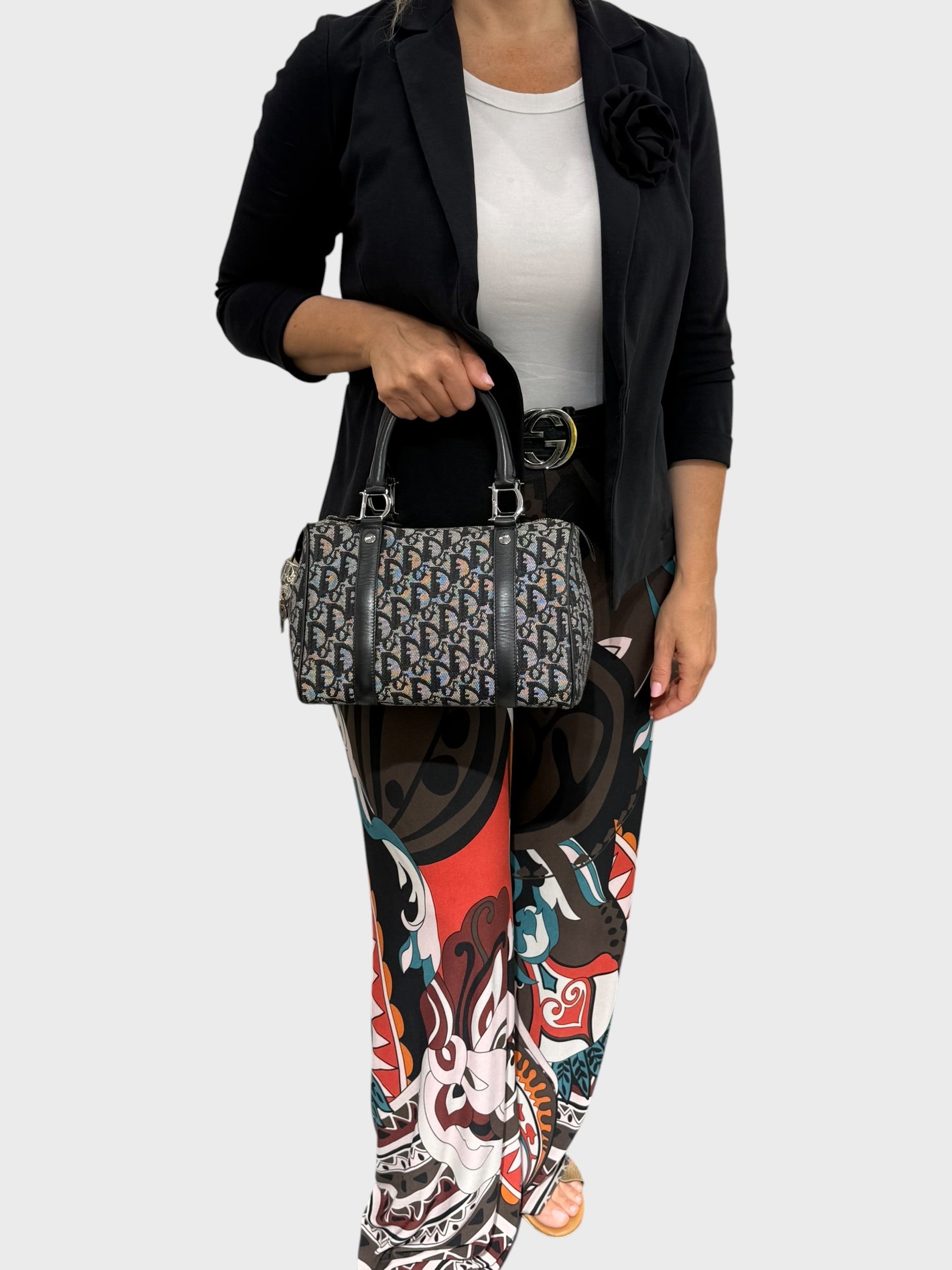 Dior Boston Jacquard Oblique Vintage