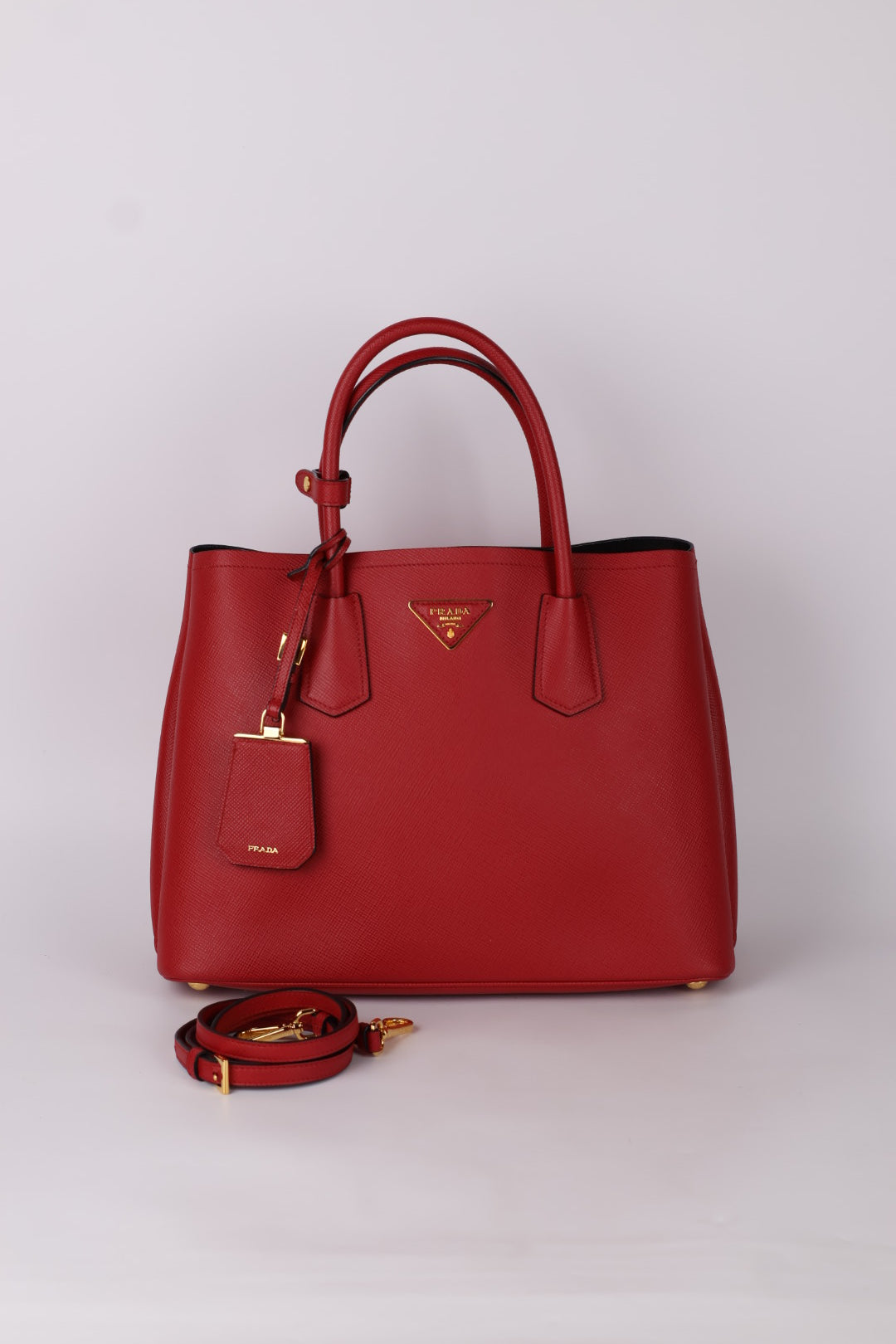Prada Double Media Saffiano