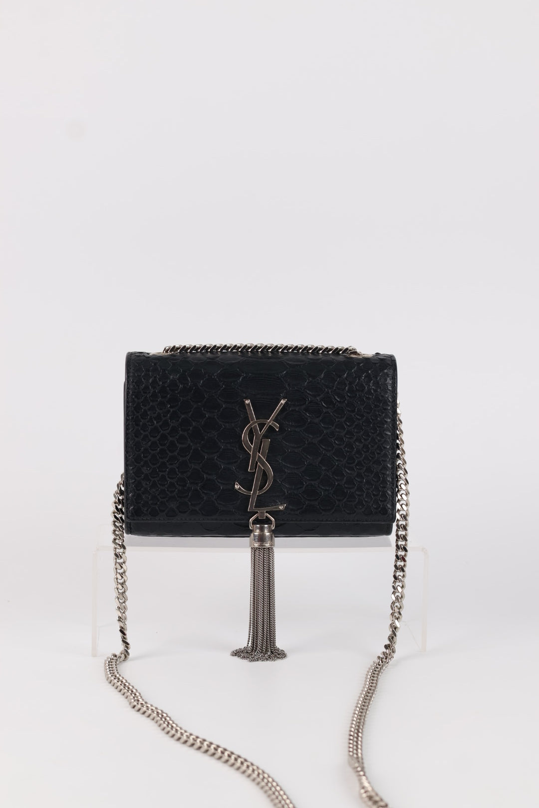 Saint Laurent Kate Mini Pitone con Nappa