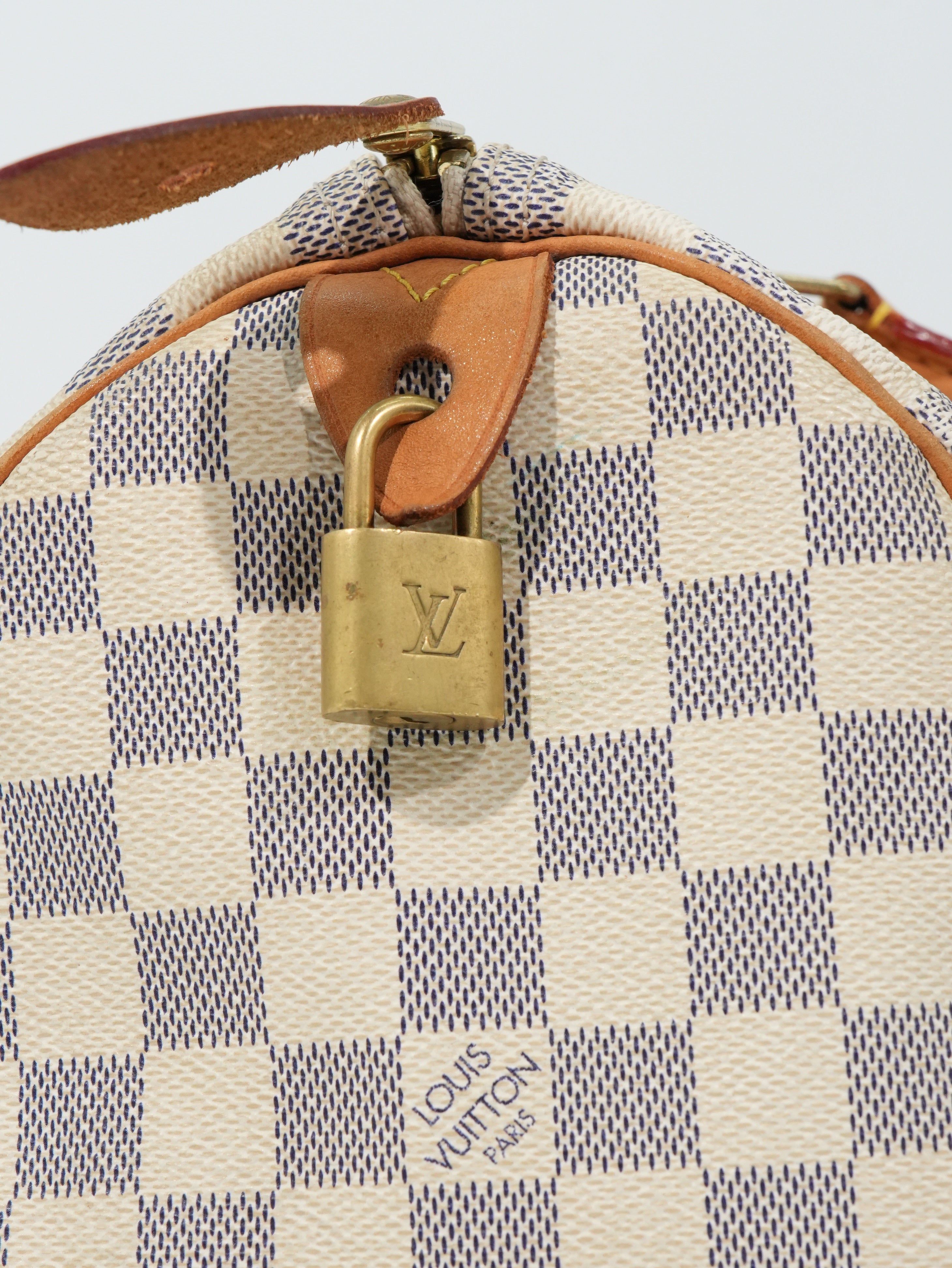 Louis Vuitton Speedy 30 Damier Azur