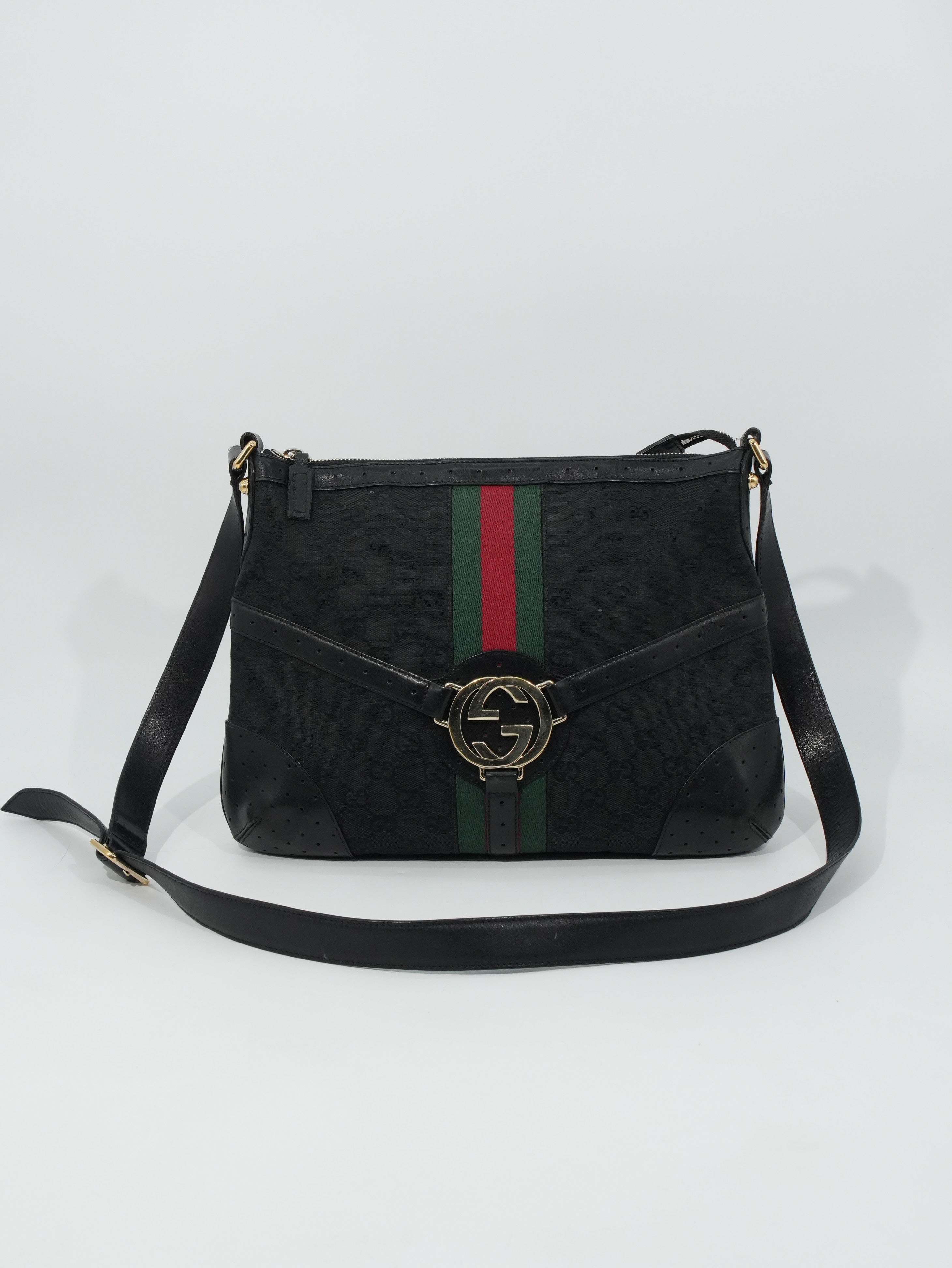 Gucci Interlocking a Tracolla GG Wave