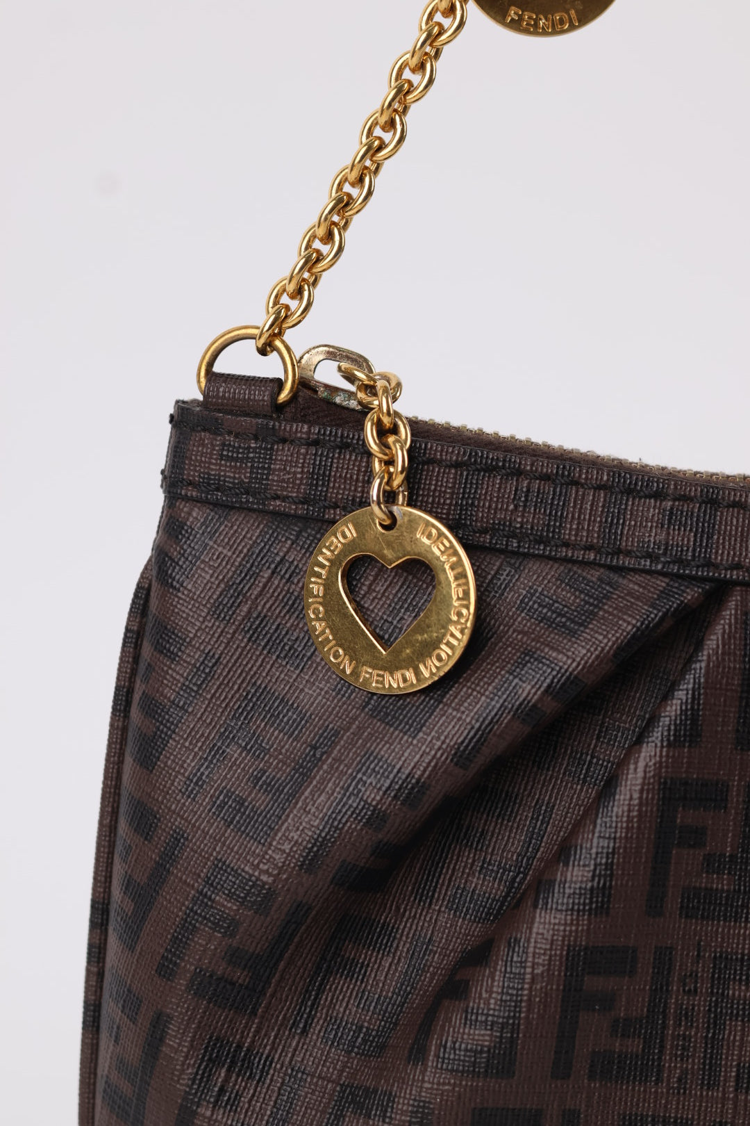 Fendi Chain Pochette FF Logo
