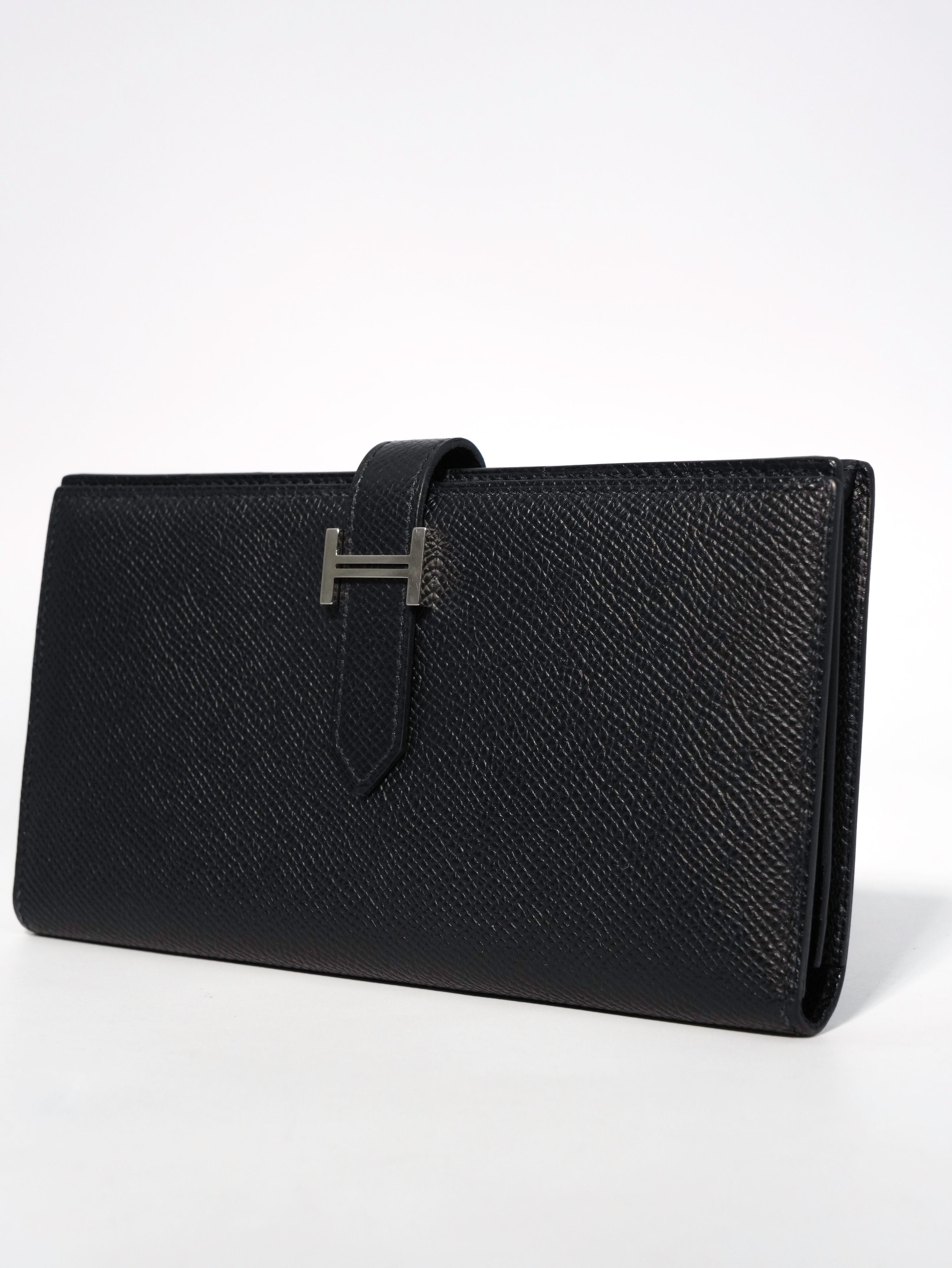 Hermès Portafoglio Béarn Soufflet Togo