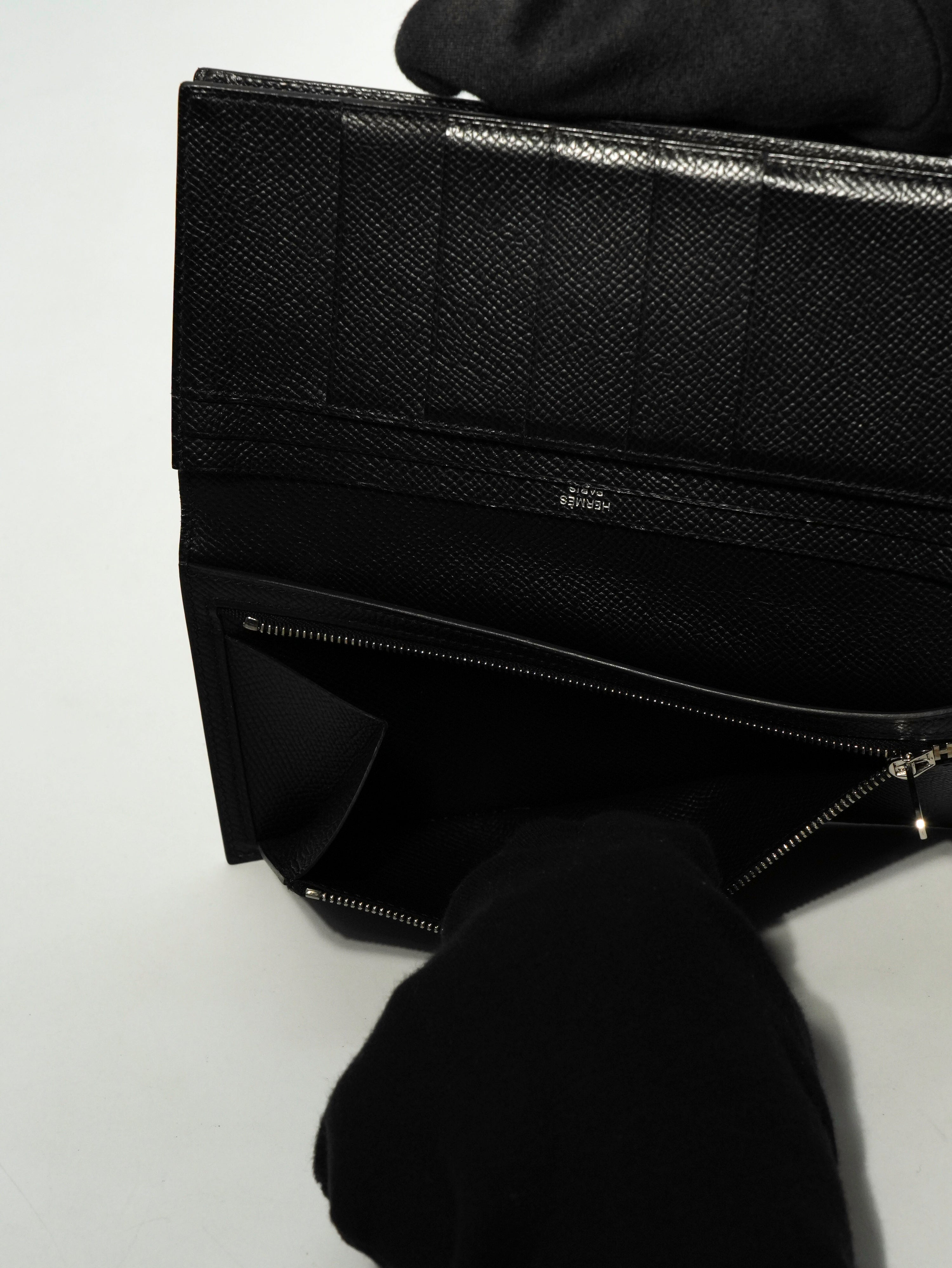 Hermès Portafoglio Béarn Soufflet Togo