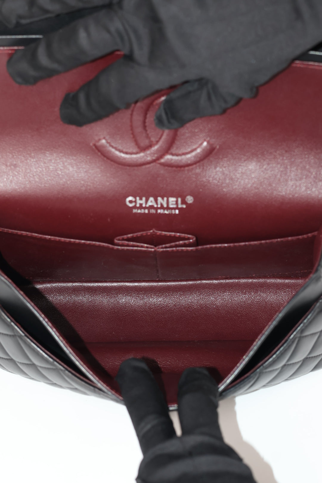 Chanel Timeless Double Flap in Agnello