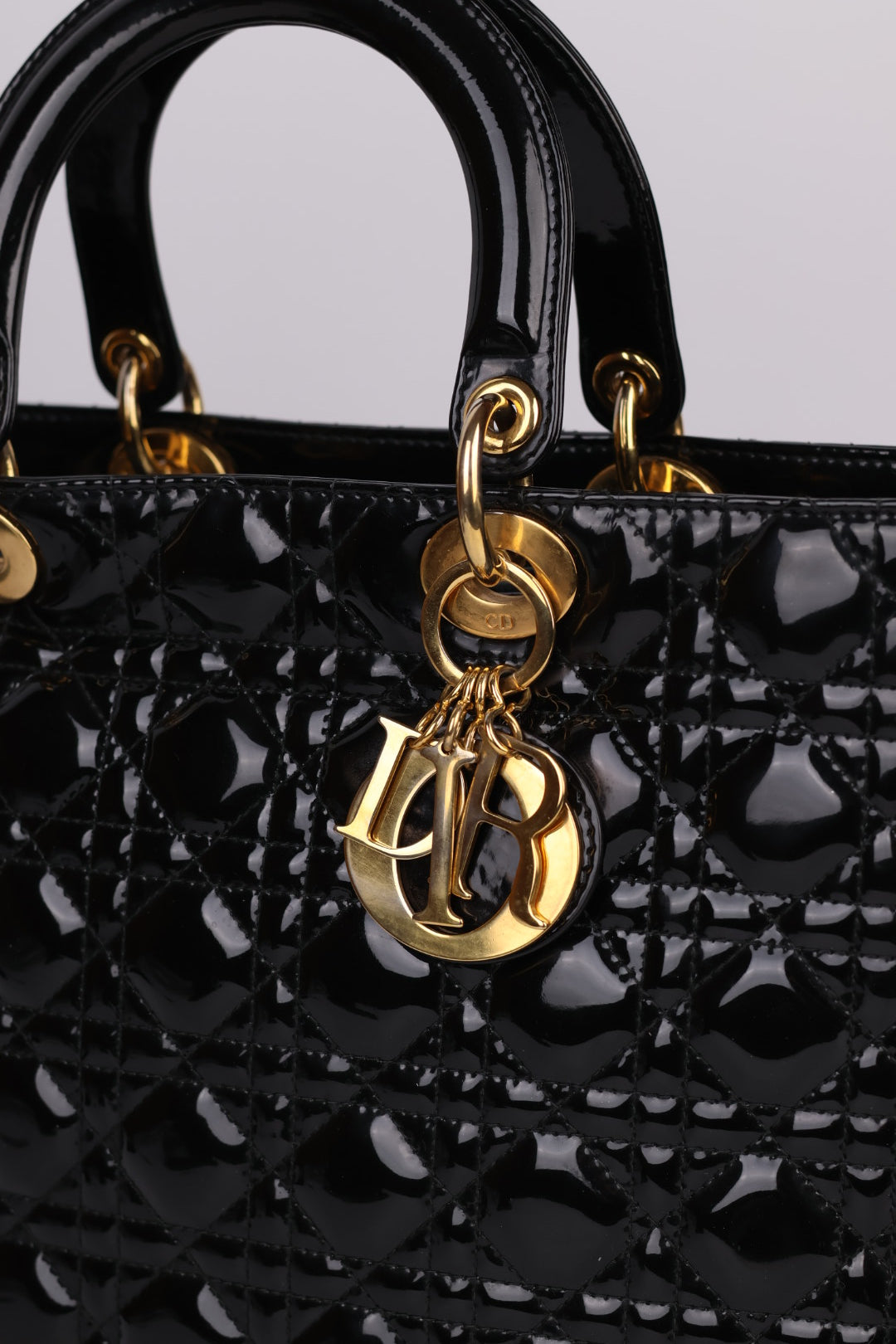 Lady Dior Large Vernis