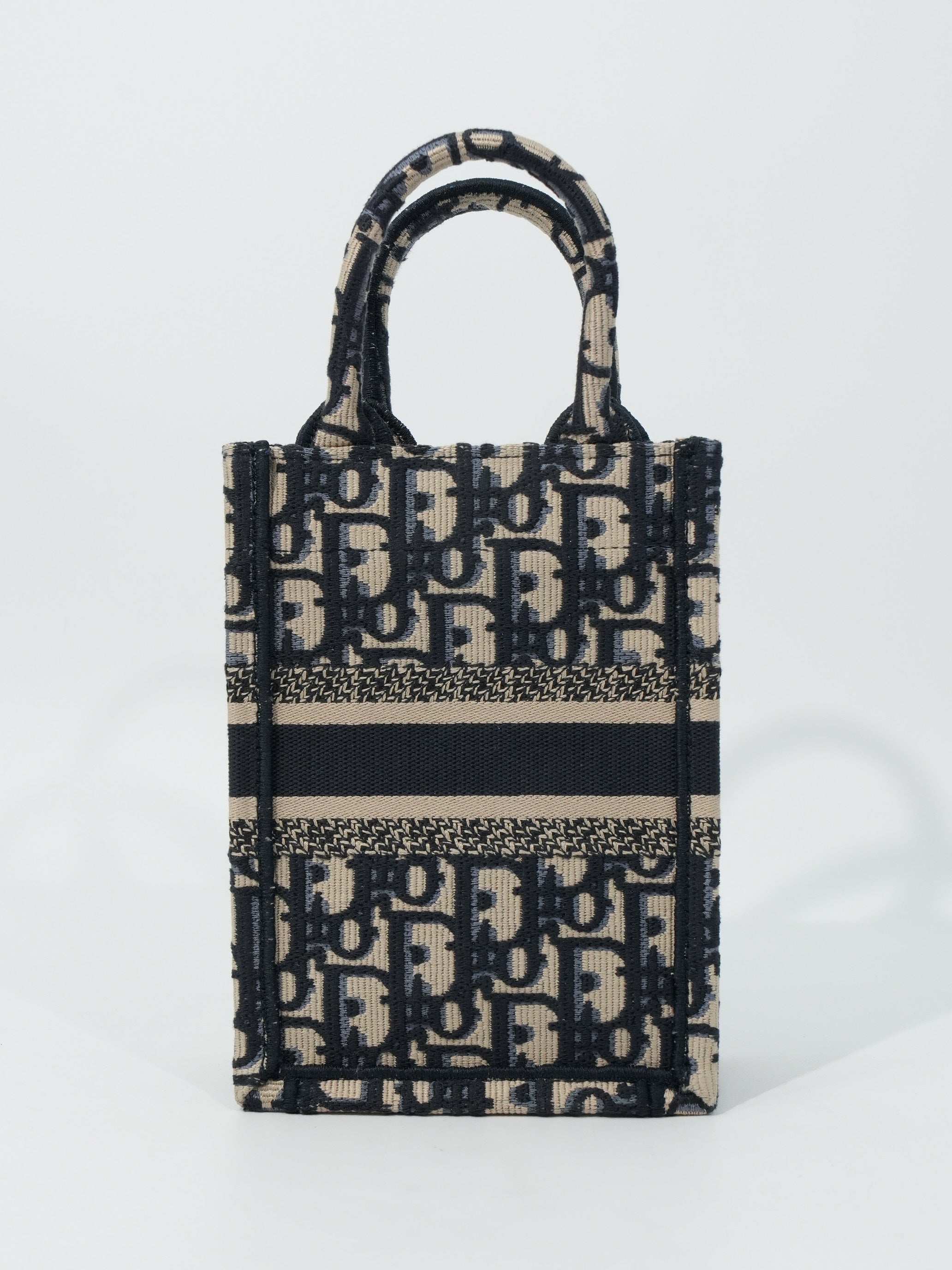 Dior Mini Book Tote in Jacquard Oblique