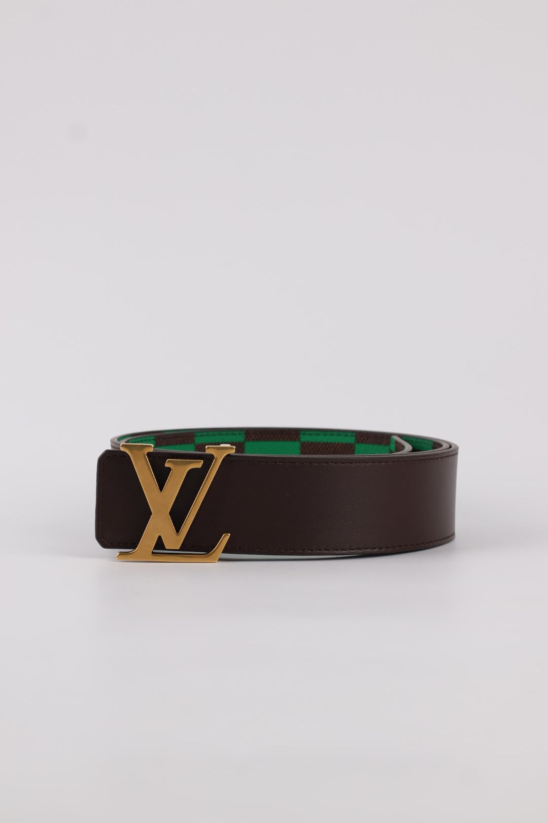 Louis Vuitton Cintura Initiales Damier Pop Reversibile