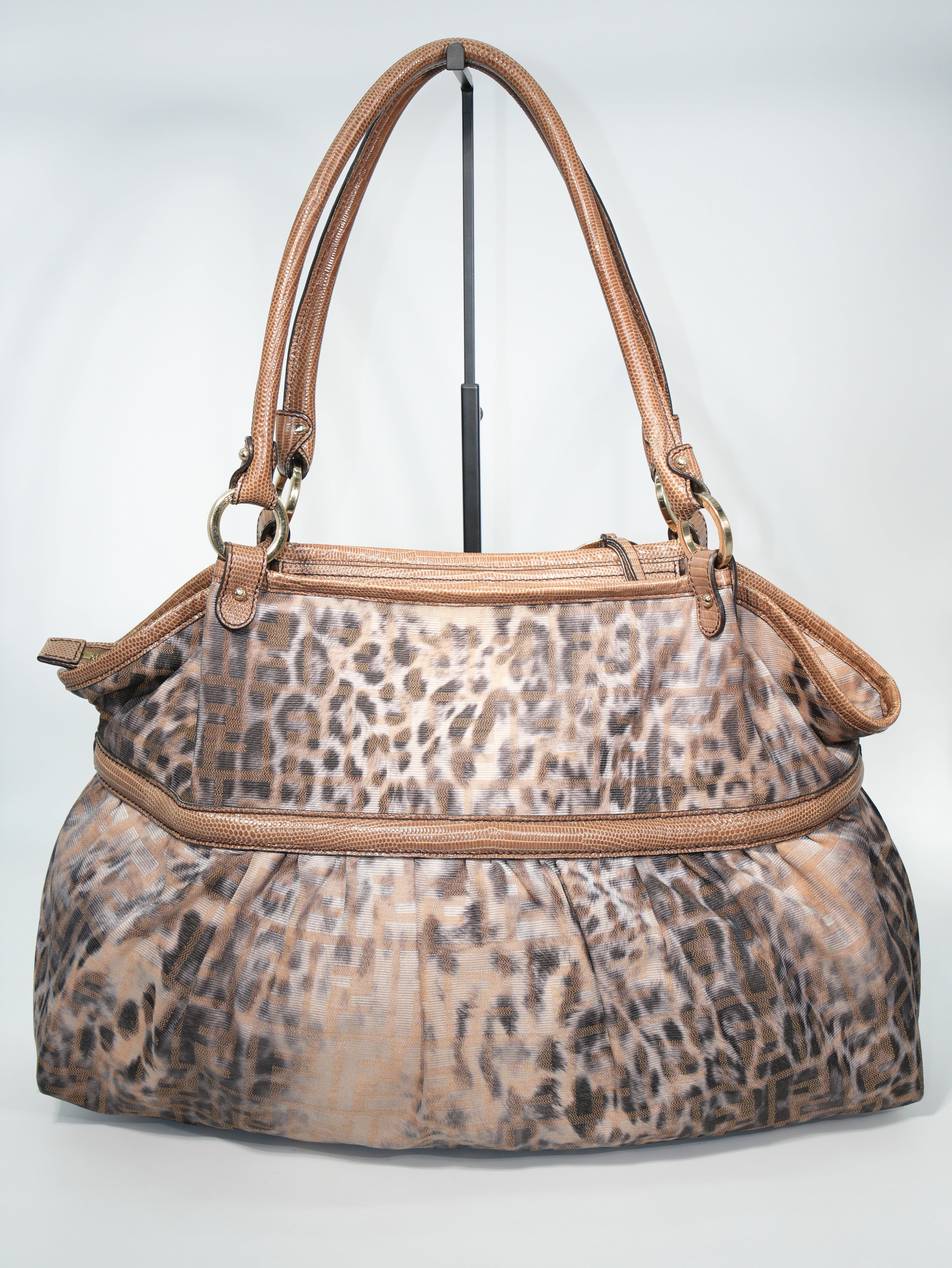 Fendi Tote Chef Leopard