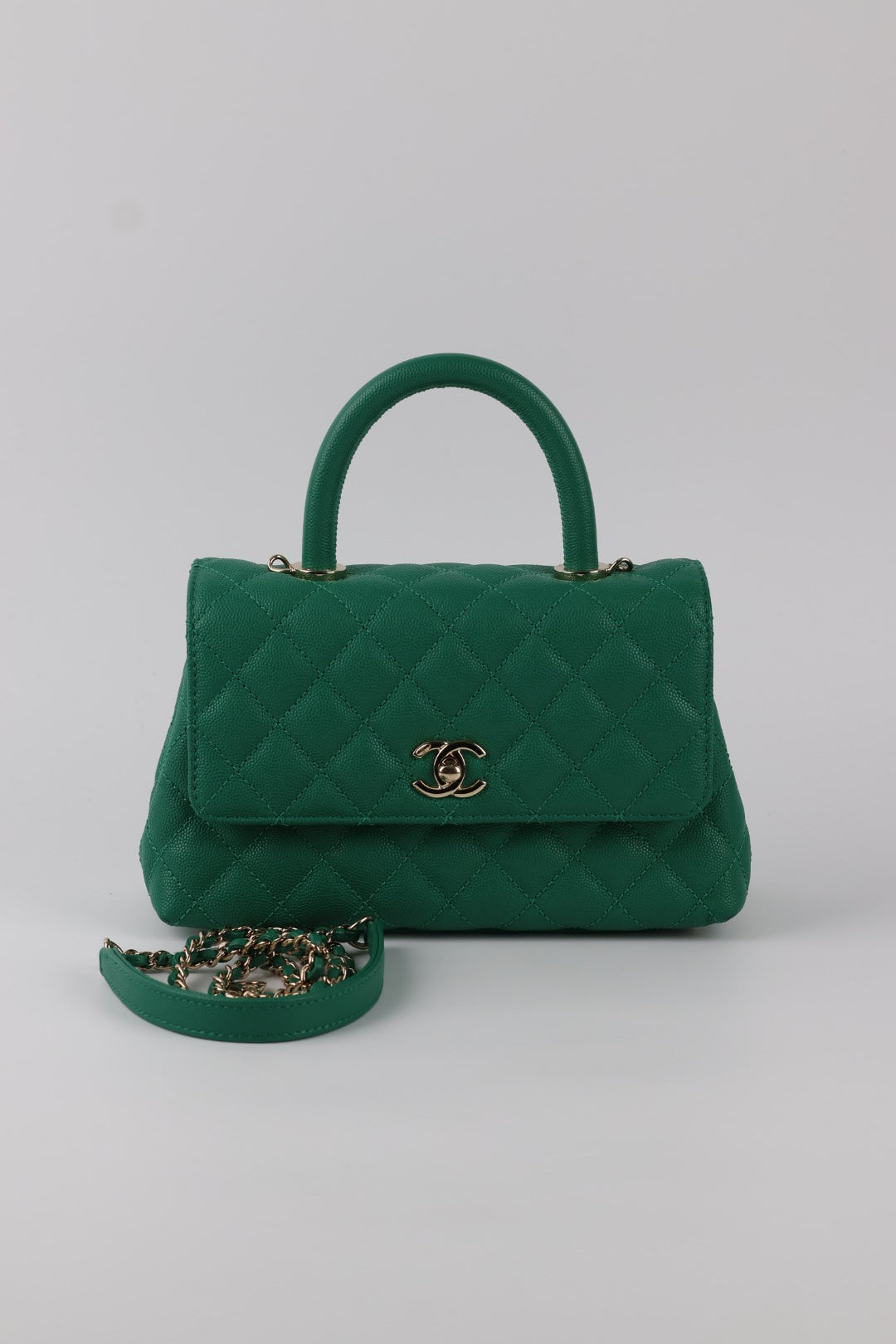 Chanel Coco Handle Caviar Small