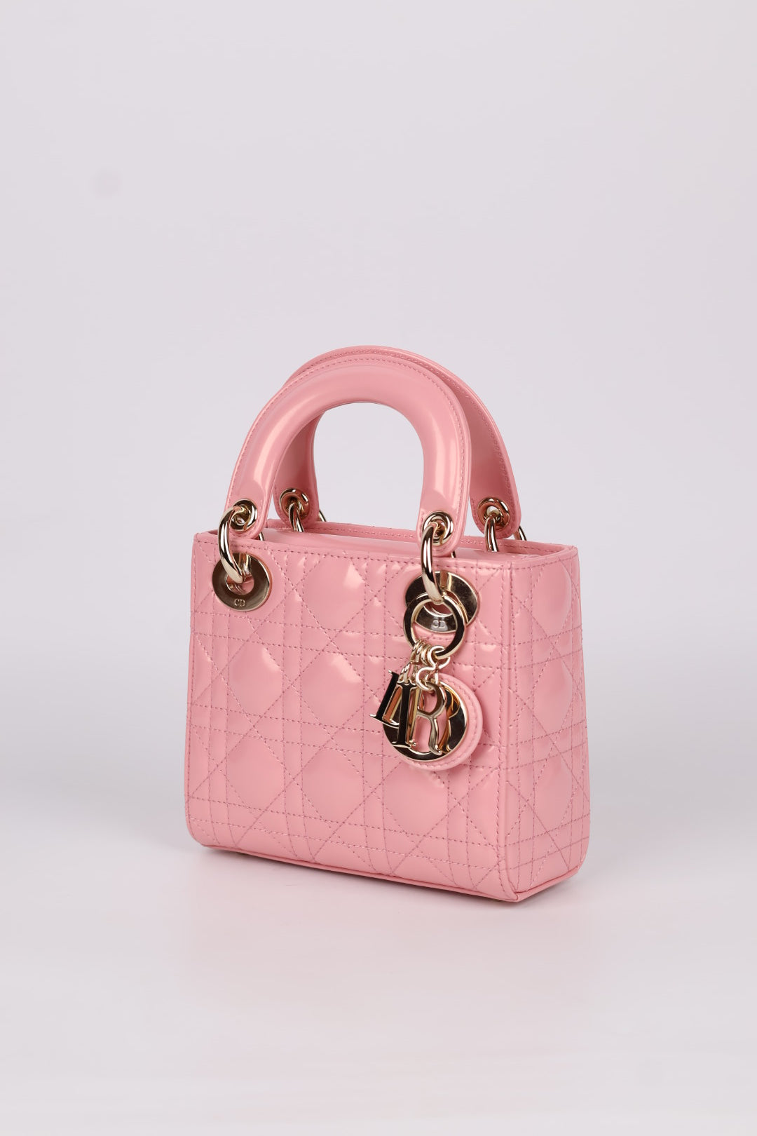 Lady Dior Mini in Pelle Rosa