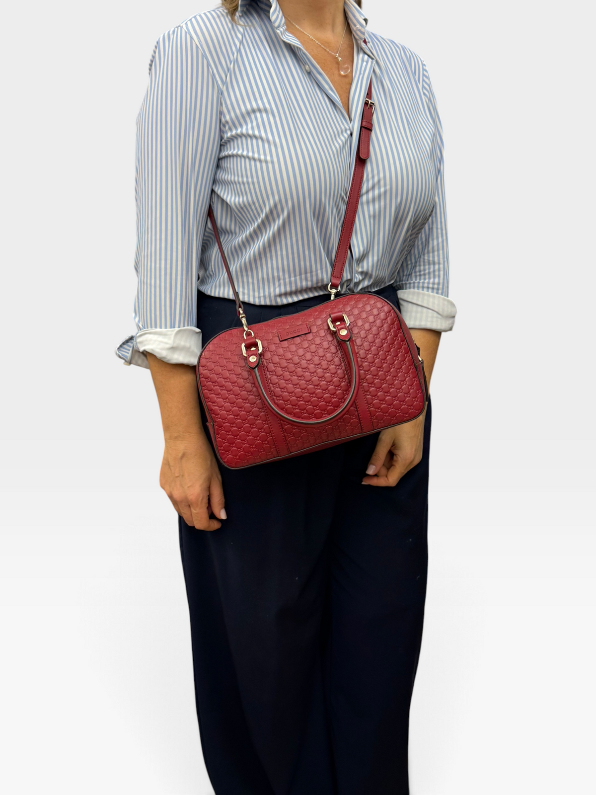 Gucci Boston Small GG Microguccissima