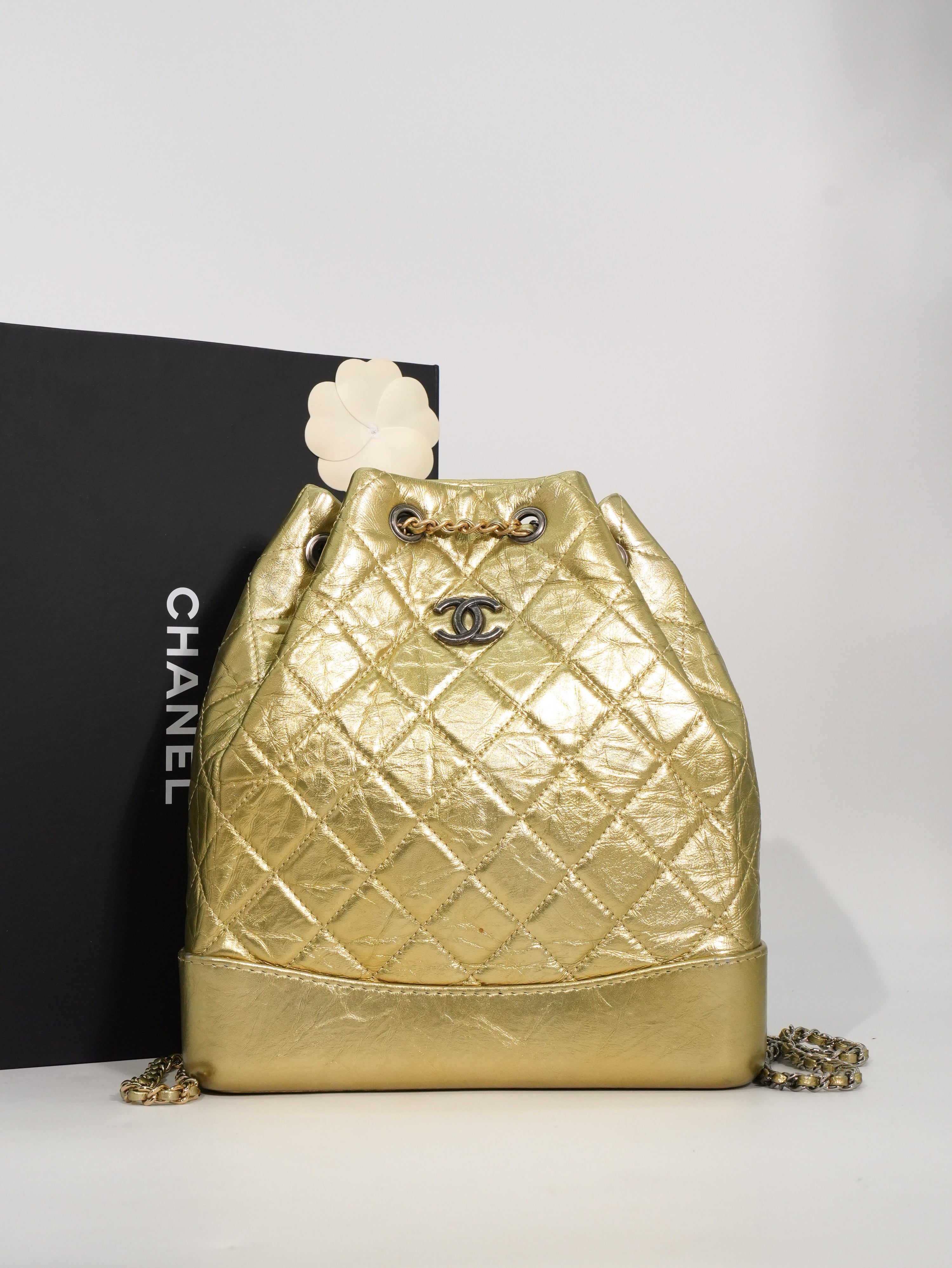Chanel Zaino Gabrielle Gold