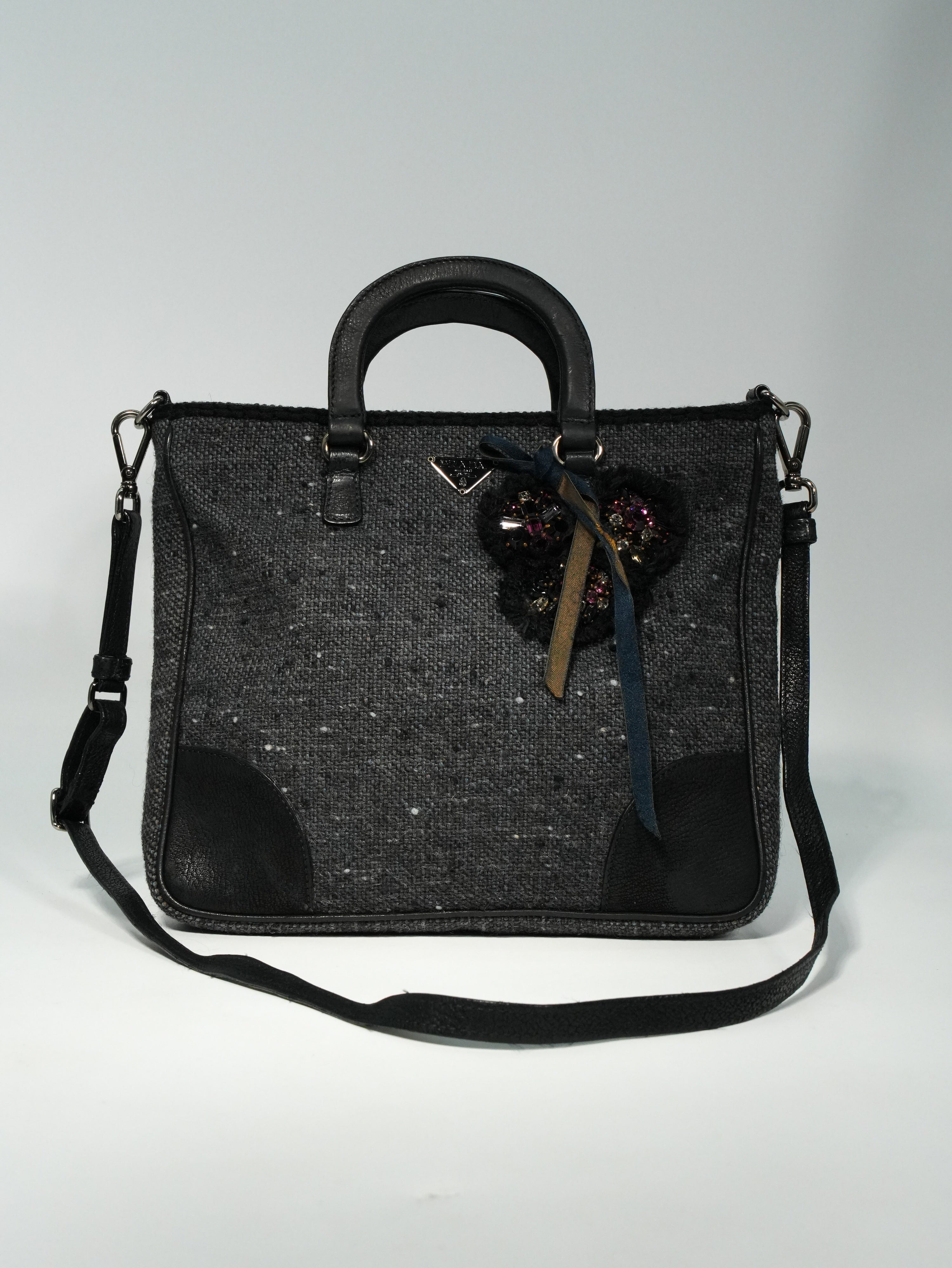 Prada Tweed Shopping Mini