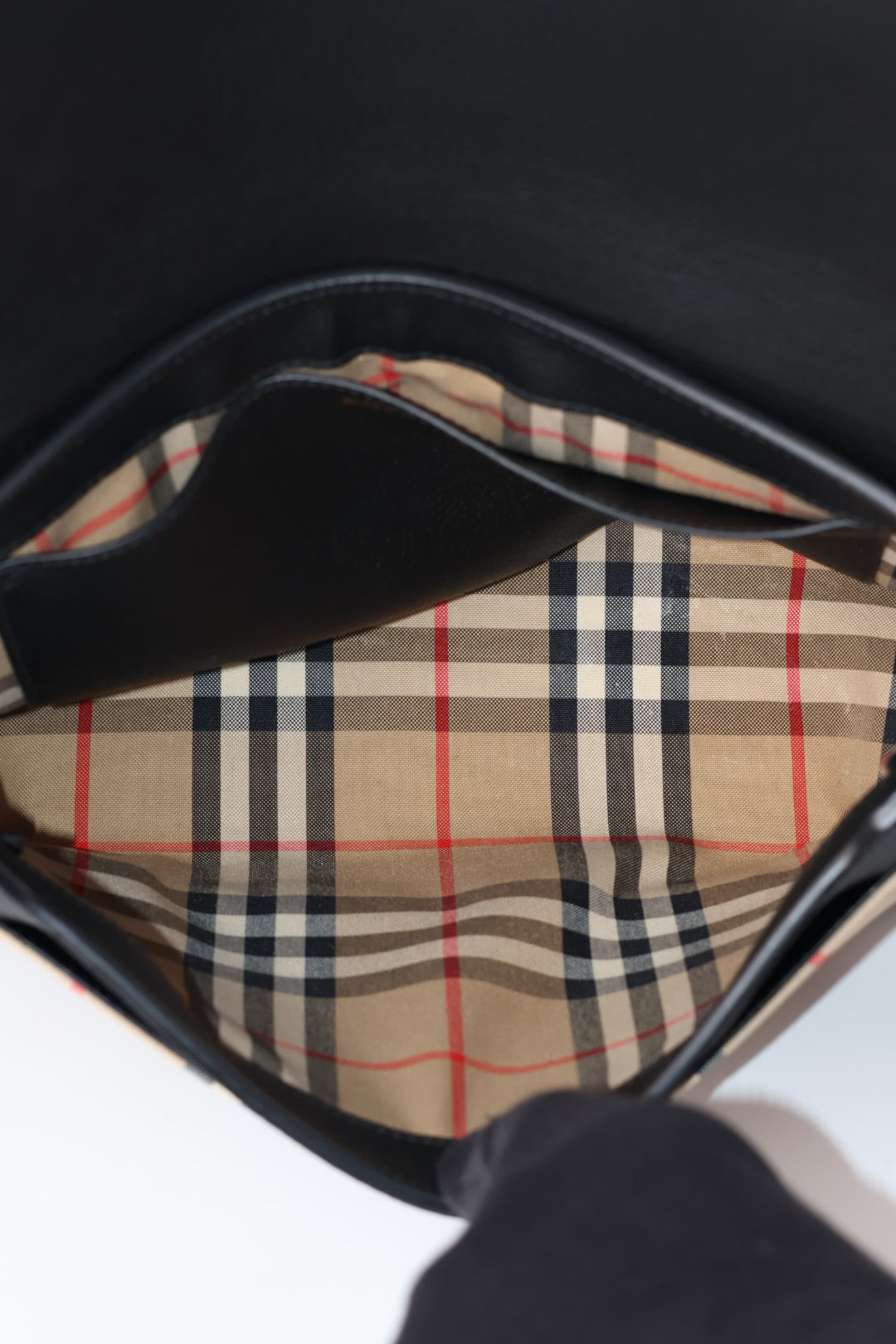 Burberry Note in Pelle Check